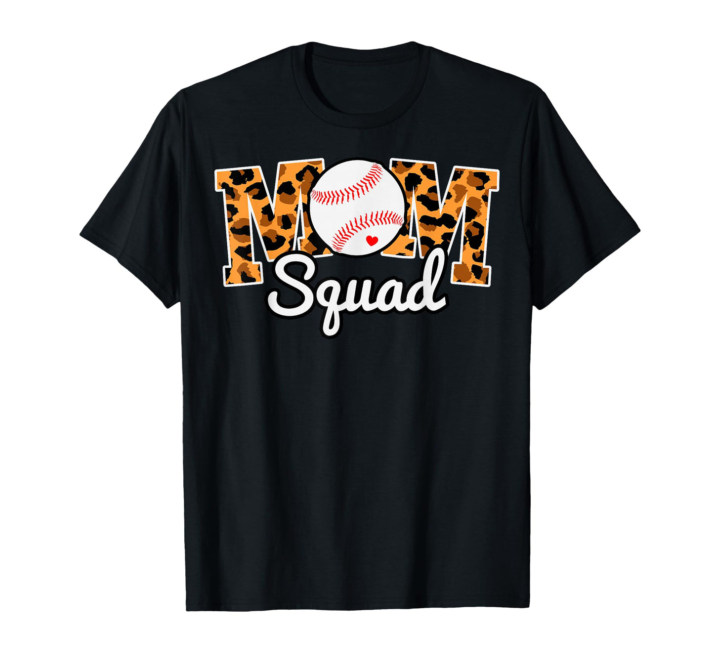 Mom Squad Leopard Baseball Mother T-Shirt - Streetwear Style Men Women - T-Shirt, Sweatshirt, Hoodie