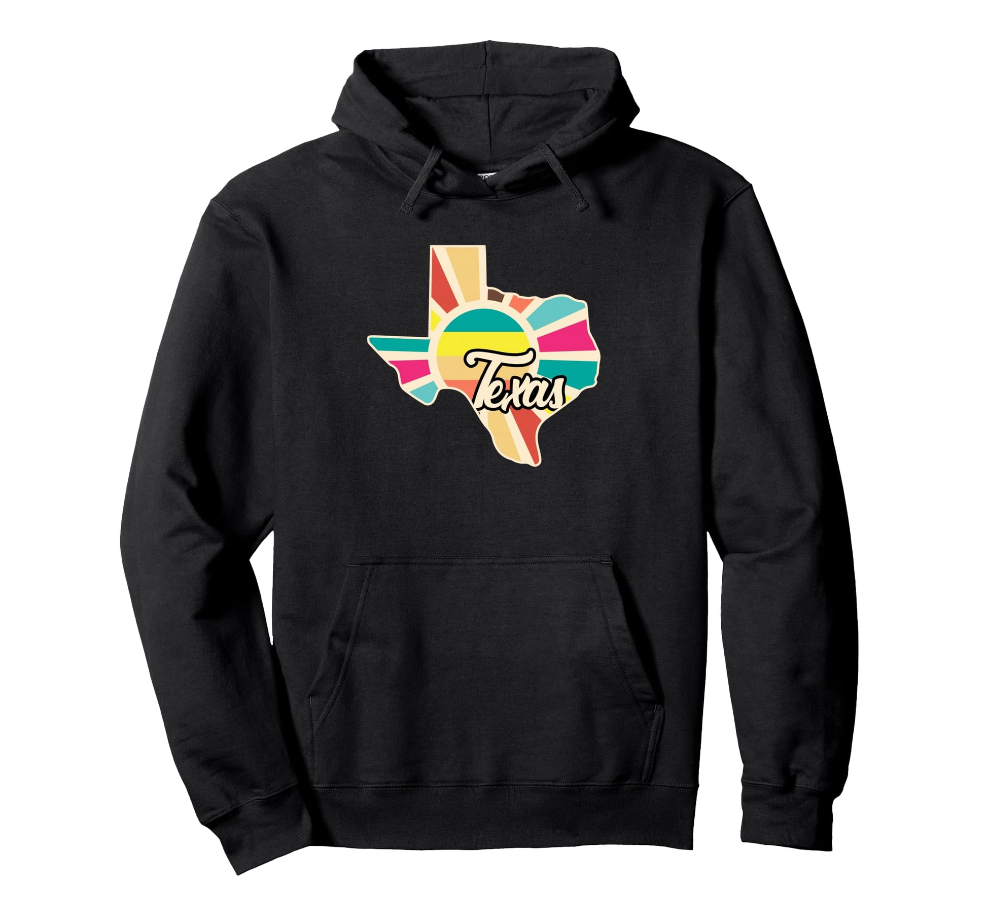 Texas Pride Texas Colorful Lovers Hoodie - Casual Everyday Wear for Adults - T-Shirt, Sweatshirt, Hoodie