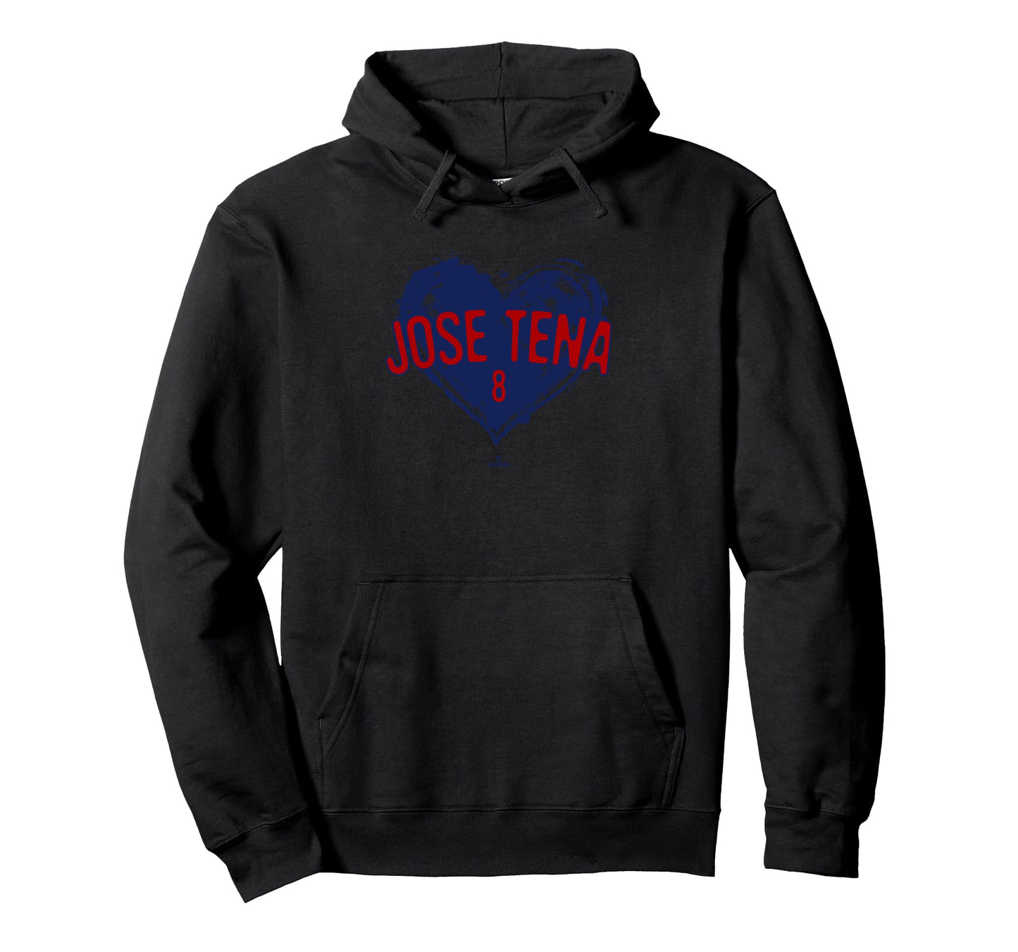 Distressed Heart Jos Tena Hoodie - Fun Novelty Design for Adults - T-Shirt, Sweatshirt, Hoodie