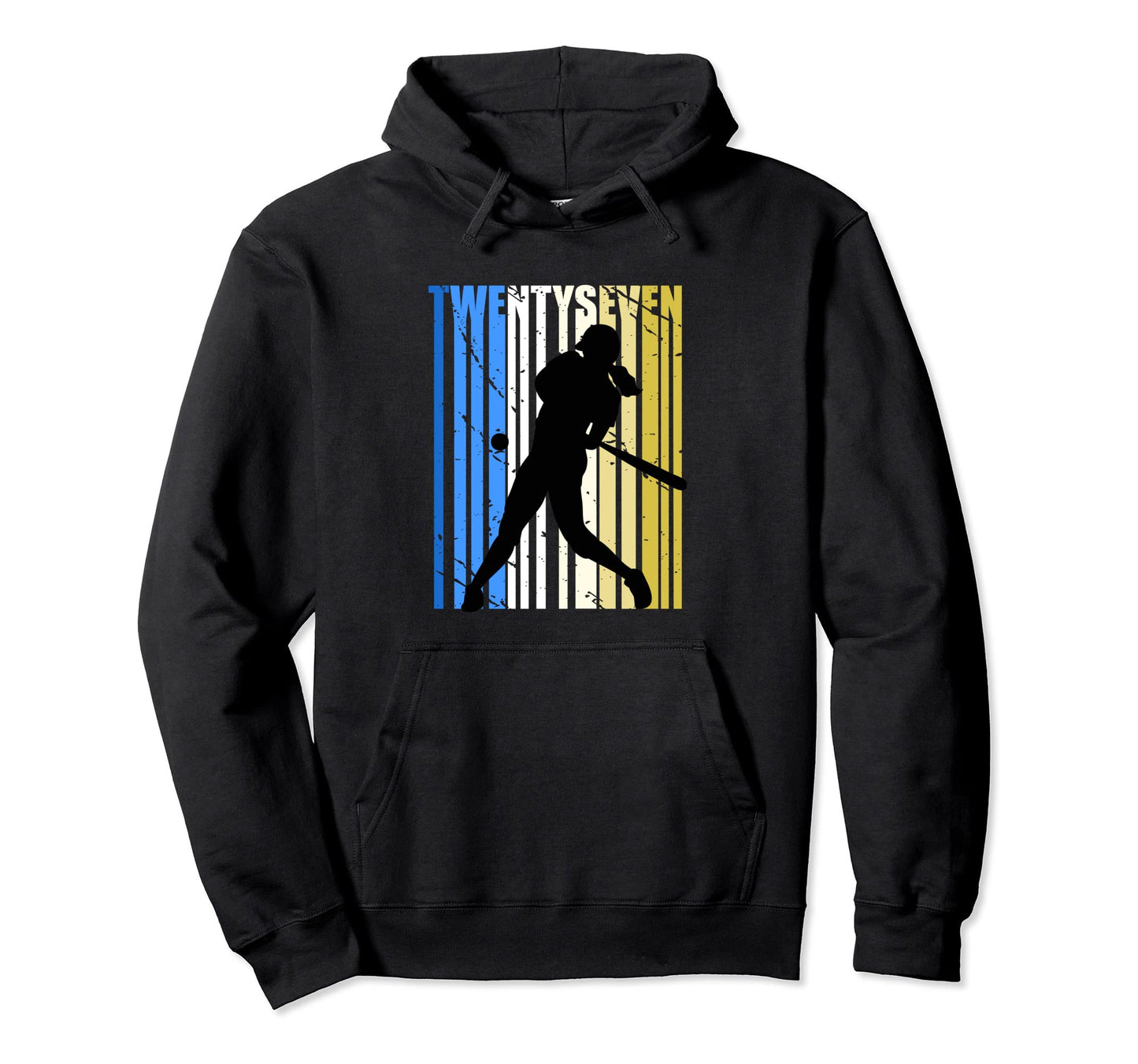 Womens Baseball 27Th Birthday Sports Hoodie - Fun Novelty Design Men Women - T-Shirt, Sweatshirt, Hoodie