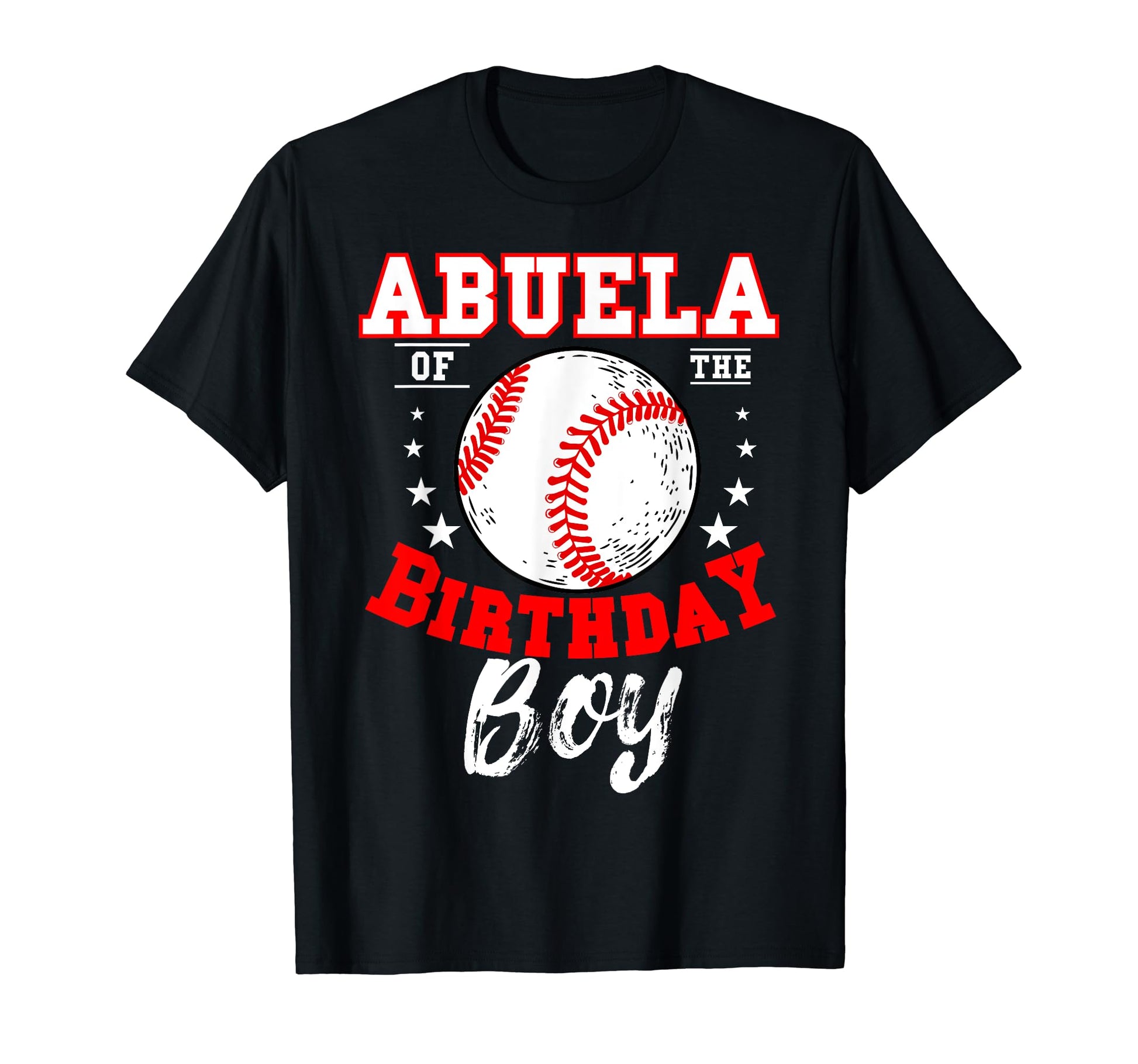 Abuela Birthday Baseball Theme Bday T-Shirt - Custom Art Print for Adults - T-Shirt, Sweatshirt, Hoodie