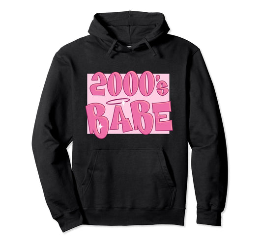 2000S Babe Y2K Era Aesthetic Angel Diva Hoodie - Novelty Apparel Unisex - T-Shirt, Sweatshirt, Hoodie