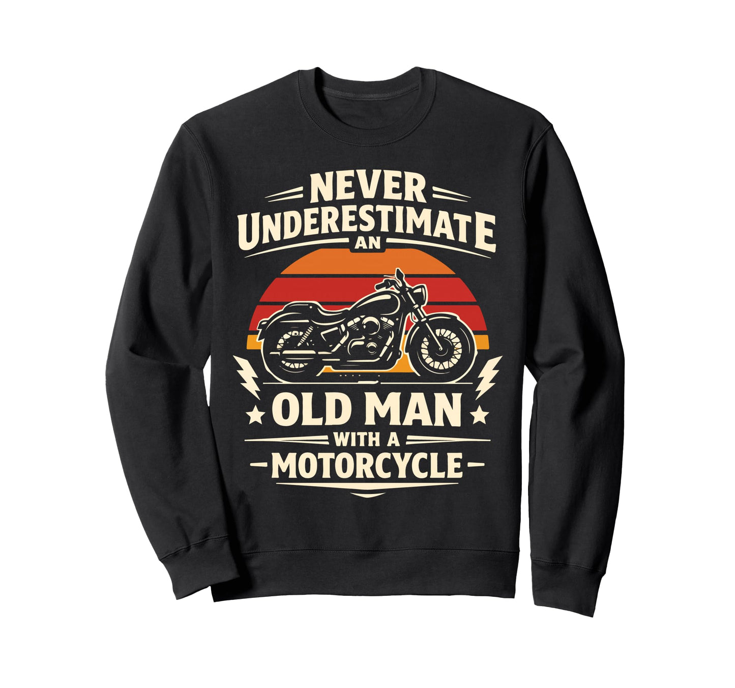 Motorcycle Biker Female Never Sweatshirt - Novelty Apparel Men Women - T-Shirt, Sweatshirt, Hoodie