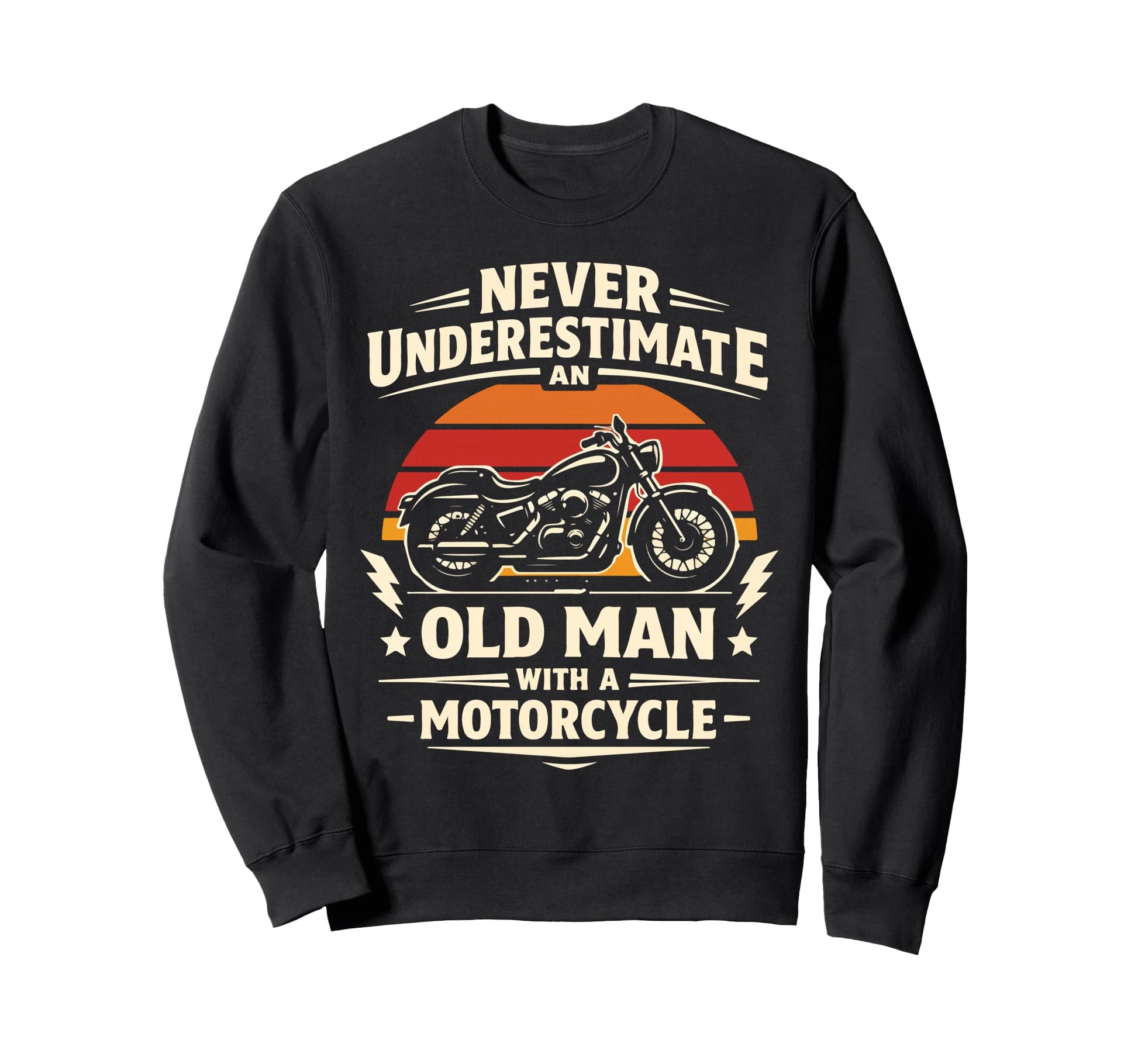 Motorcycle Biker Female Never Sweatshirt - Novelty Apparel Men Women - T-Shirt, Sweatshirt, Hoodie