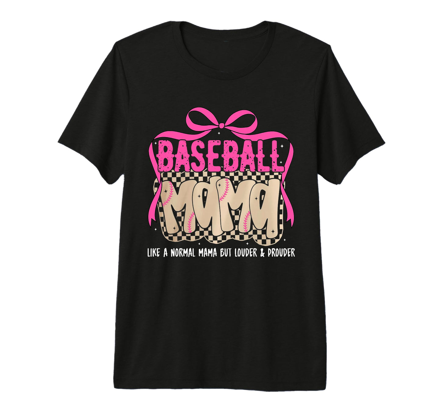 Baseball Mama Like Normal Mama Coquette T-Shirt - Unique Graphic Unisex - T-Shirt, Sweatshirt, Hoodie