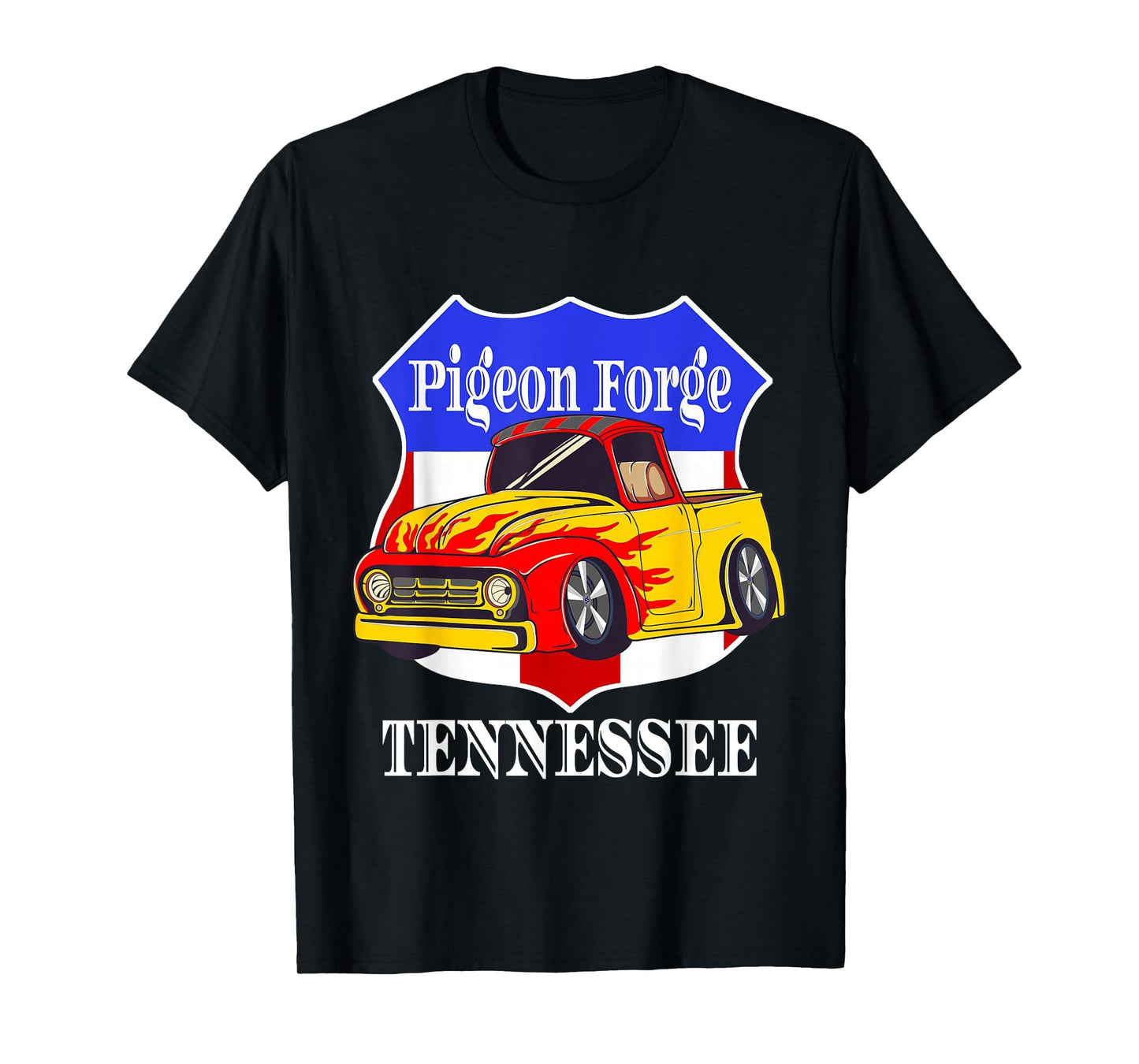 Pigeon Forge Tennessee Hot Rod Run Car T-Shirt - Aesthetic Graphic Unisex - T-Shirt, Sweatshirt, Hoodie