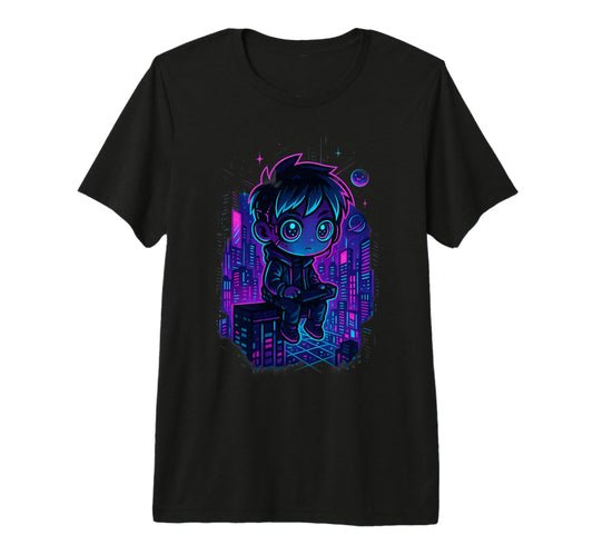 80S Synthwave Tri Blend T-Shirt - Streetwear Style for Adults - T-Shirt, Sweatshirt, Hoodie