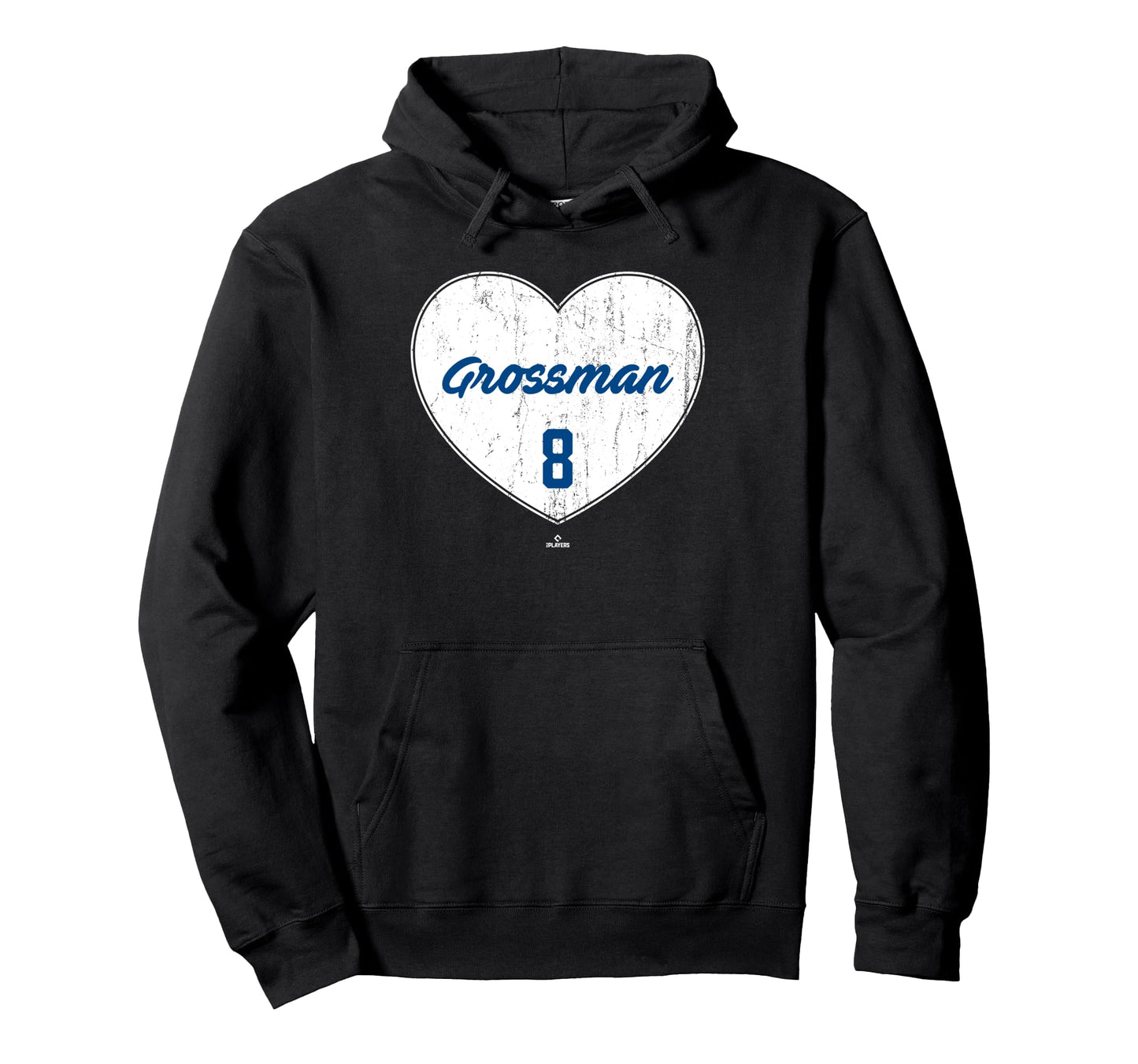 Distressed Heart Robbie Grossman Hoodie - Minimalist Print for Adults - T-Shirt, Sweatshirt, Hoodie