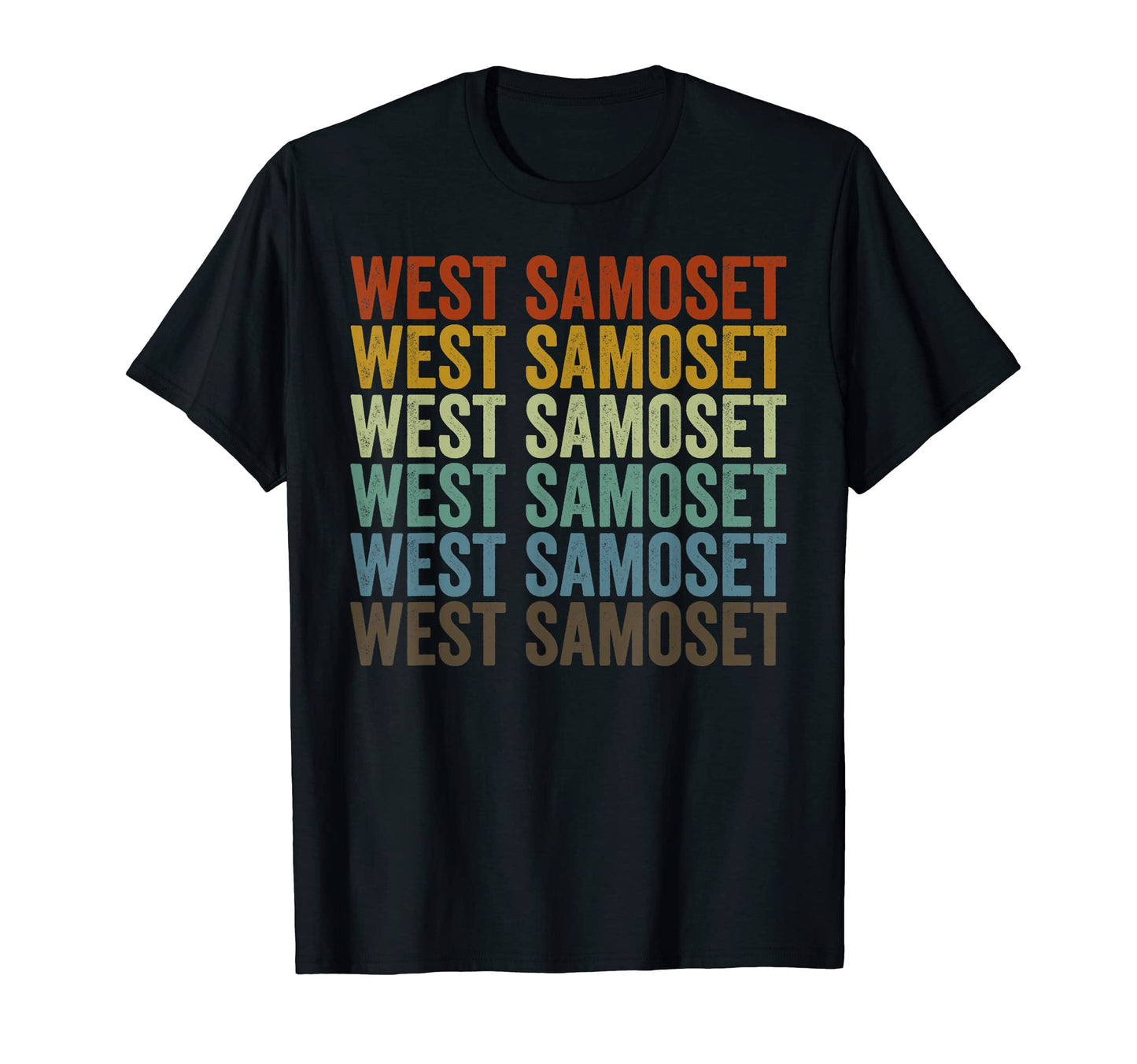 West Samoset City T-Shirt - Unique Graphic Men Women - T-Shirt, Sweatshirt, Hoodie