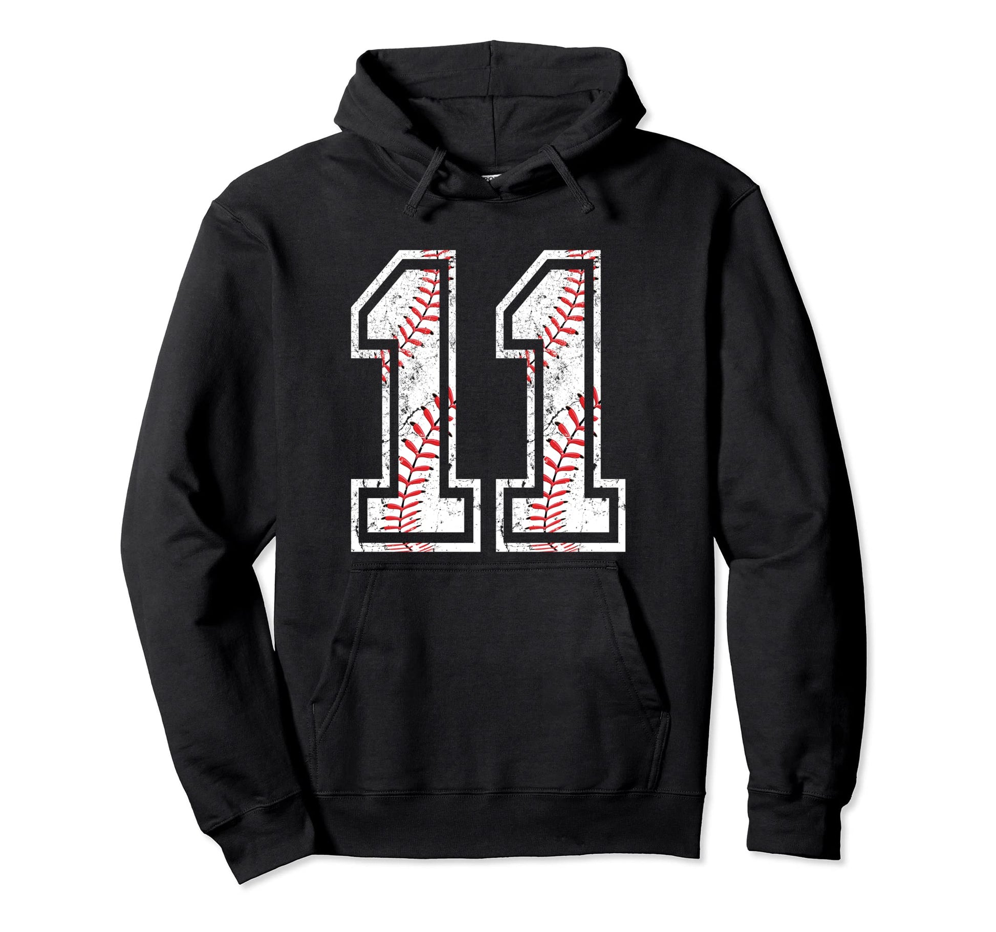 Happy 11Th Birthday Squad Baseball Hoodie - Novelty Apparel for Adults - T-Shirt, Sweatshirt, Hoodie
