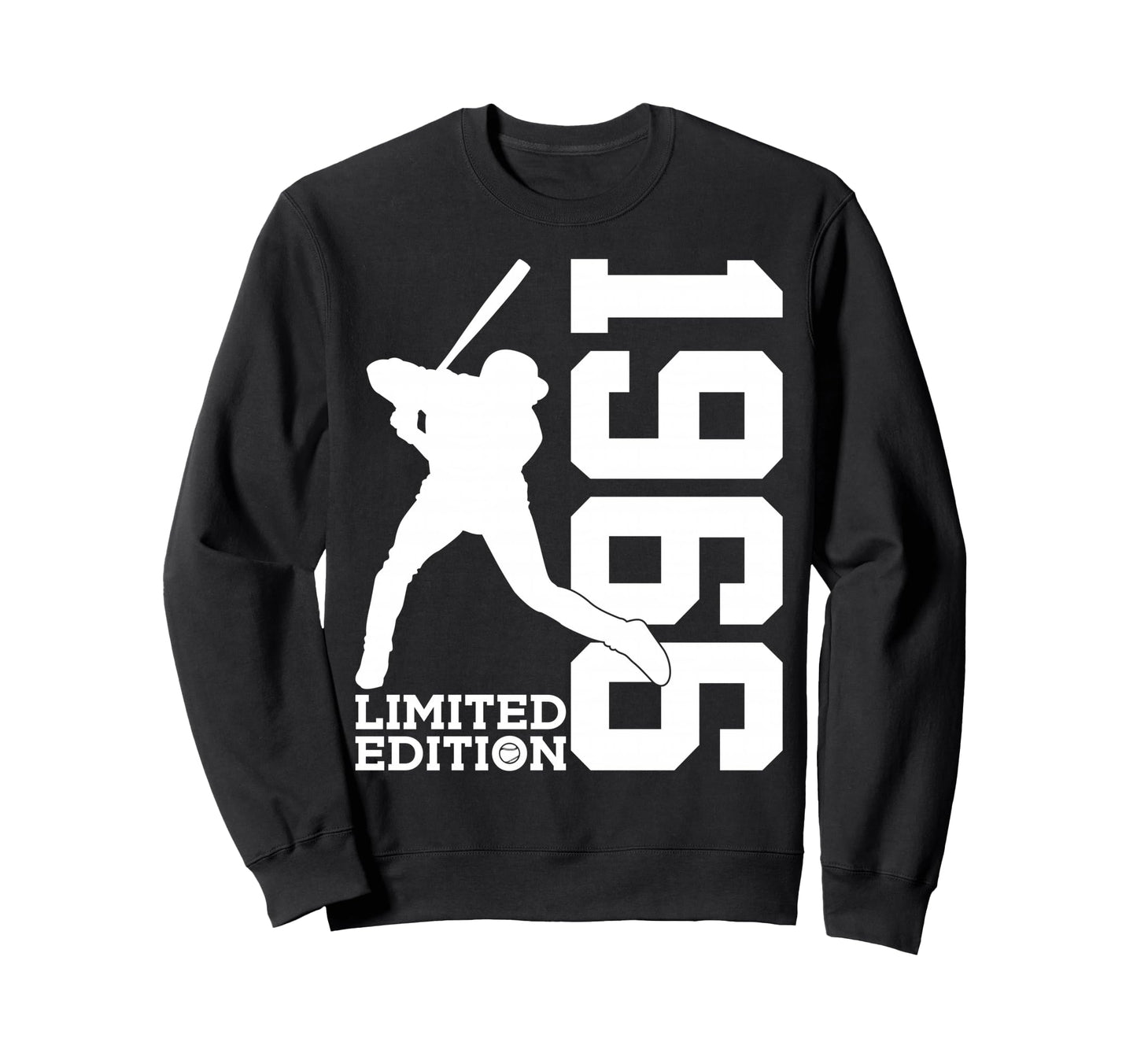 60Th Birthday Baseball 1966 Sweatshirt - Fun Novelty Design Men Women - T-Shirt, Sweatshirt, Hoodie