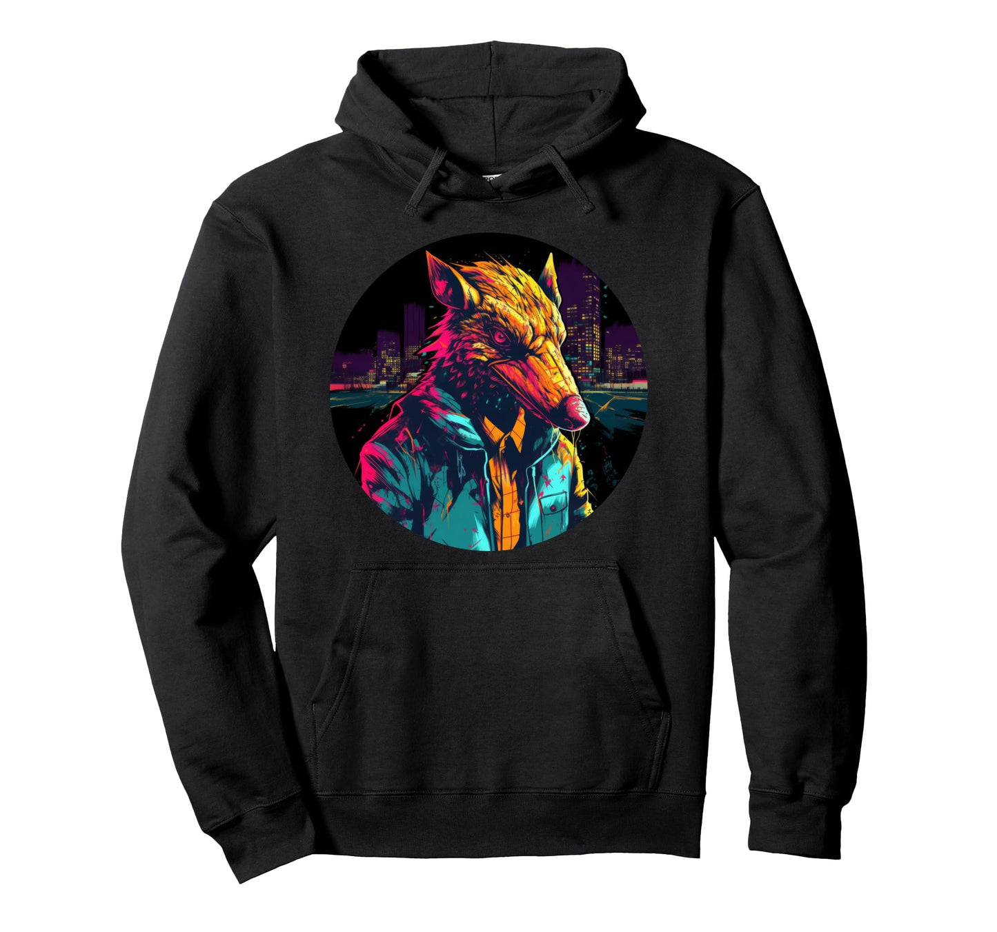 Graffiti Badger Street Art Urban Outrun Hoodie - Aesthetic Graphic Unisex - T-Shirt, Sweatshirt, Hoodie