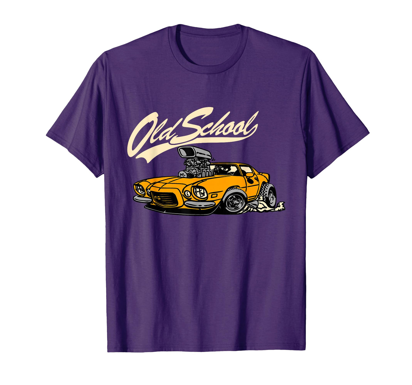 Old School Auto Racing Car Motorsports T-Shirt - Graphic Print Unisex - T-Shirt, Sweatshirt, Hoodie