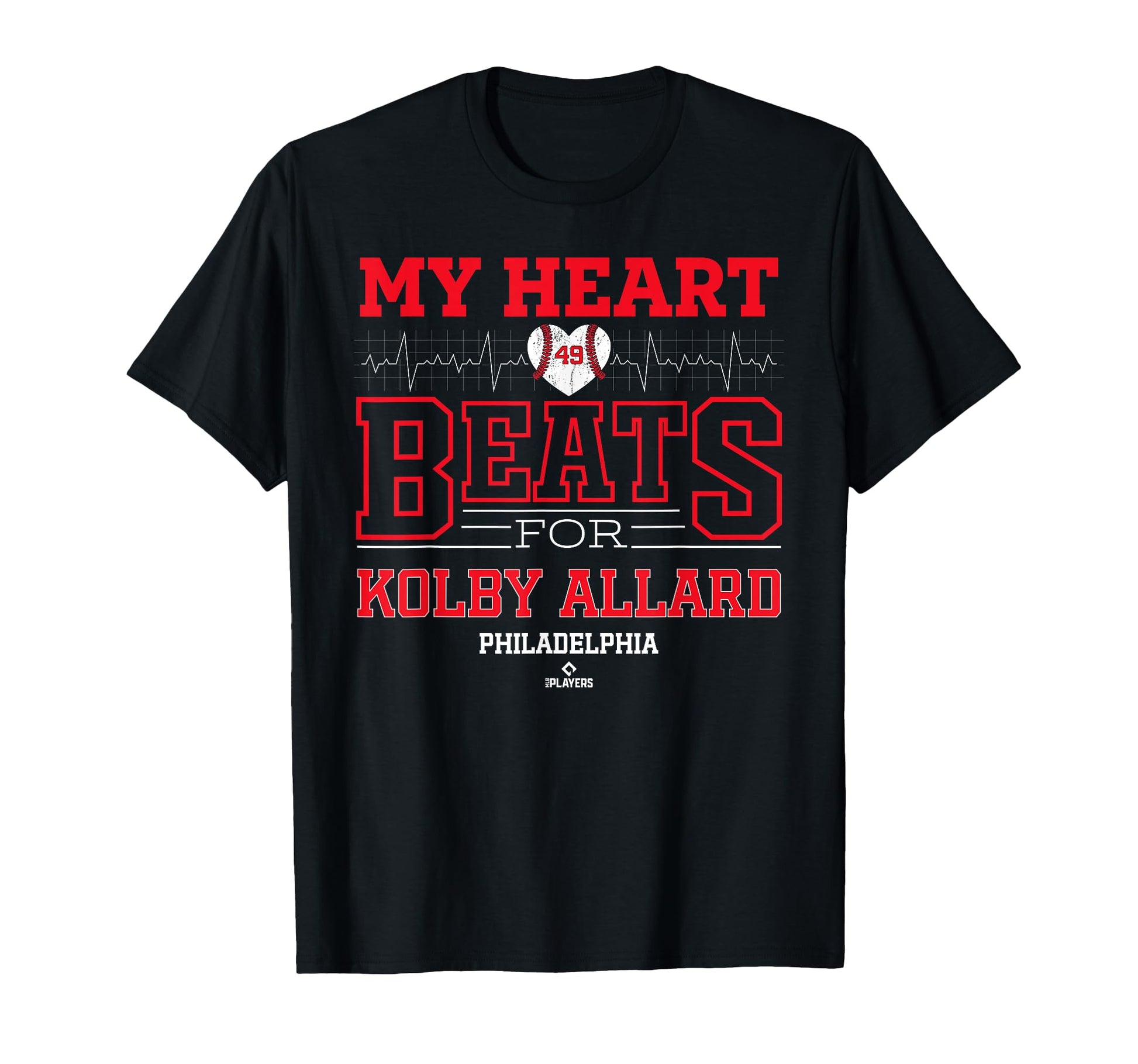 My Heart Beats Kolby Allard T-Shirt - Minimalist Print for Adults - T-Shirt, Sweatshirt, Hoodie