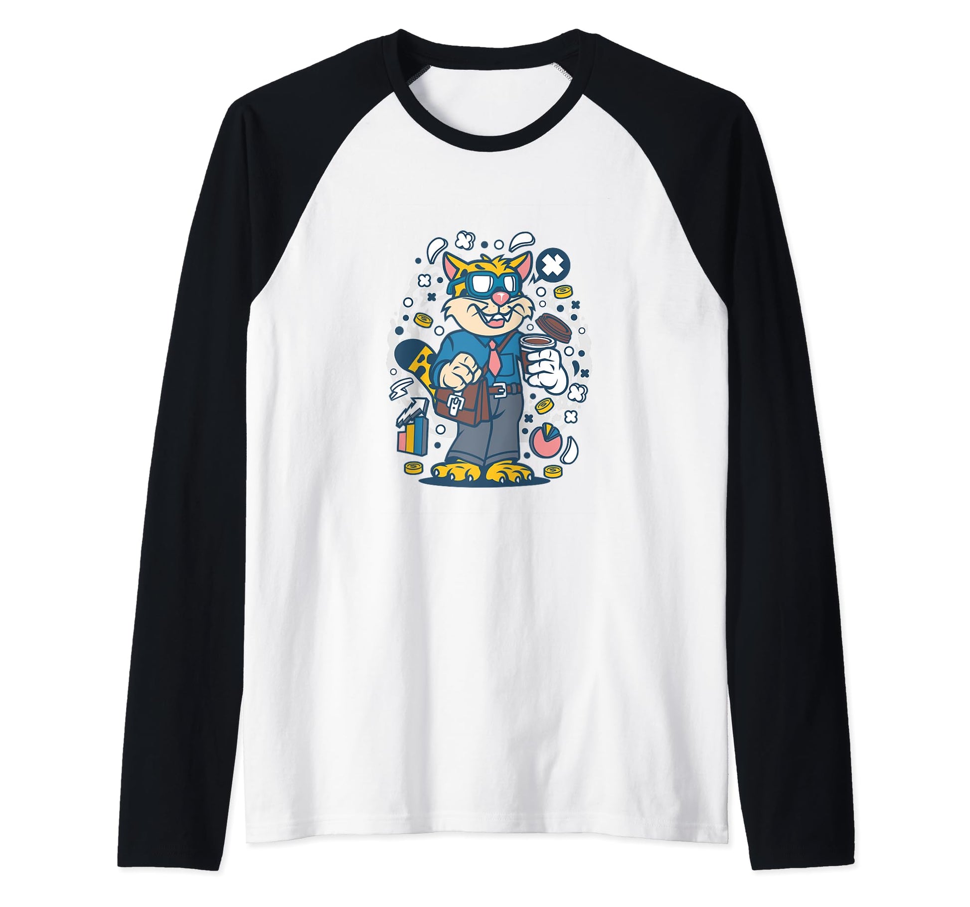 Leopard Businessman Worker Business T-Shirt - Unique Graphic for Adults - T-Shirt, Sweatshirt, Hoodie