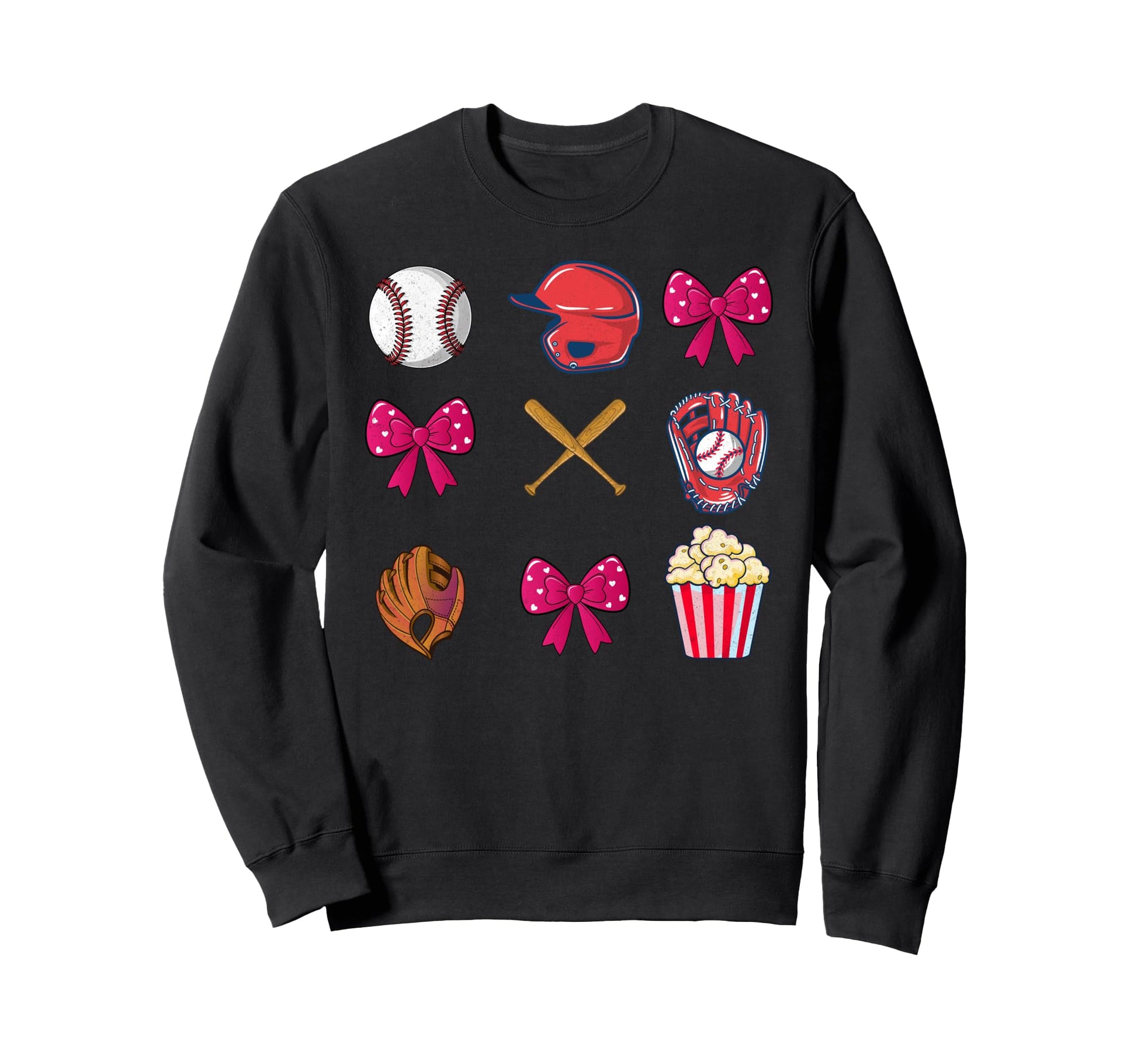Baseball Mom Mama Mothers Day Sweatshirt - Fun Novelty Design Men Women - T-Shirt, Sweatshirt, Hoodie