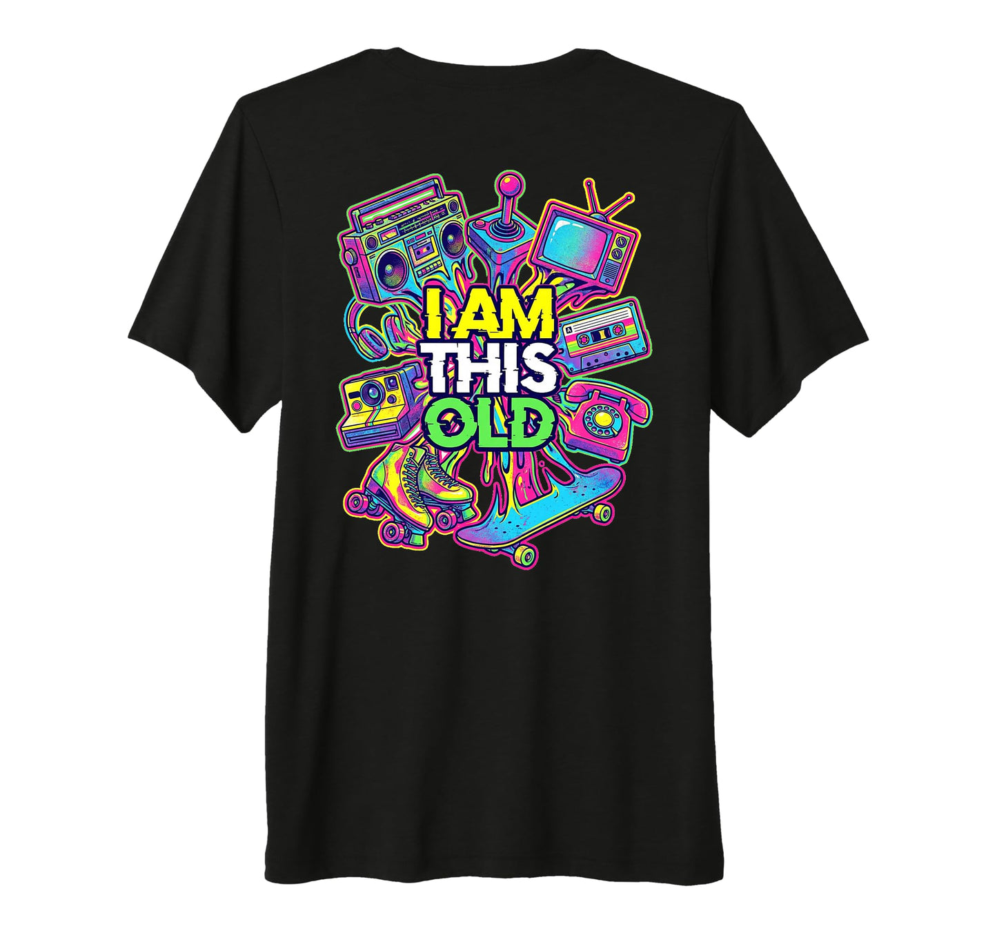 1980S Nostalgia Love 80S Vibes T-Shirt - Custom Art Print for Adults - T-Shirt, Sweatshirt, Hoodie