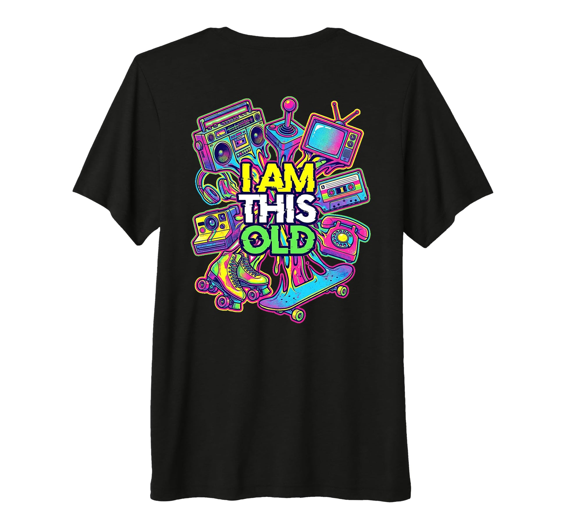 1980S Nostalgia Love 80S Vibes T-Shirt - Custom Art Print for Adults - T-Shirt, Sweatshirt, Hoodie