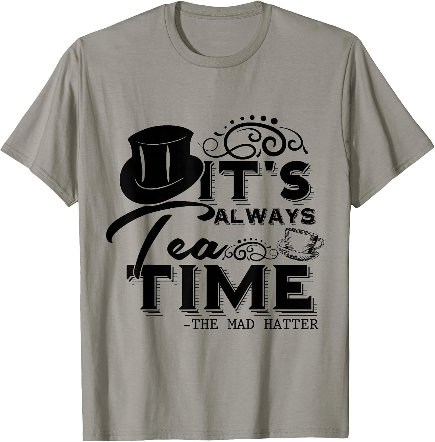 Alice in Wonderland Mad Hatter Tea Stylecomfy - Adult & Kids T-Shirts, Sweatshirts & Hoodies apparel design preview 1