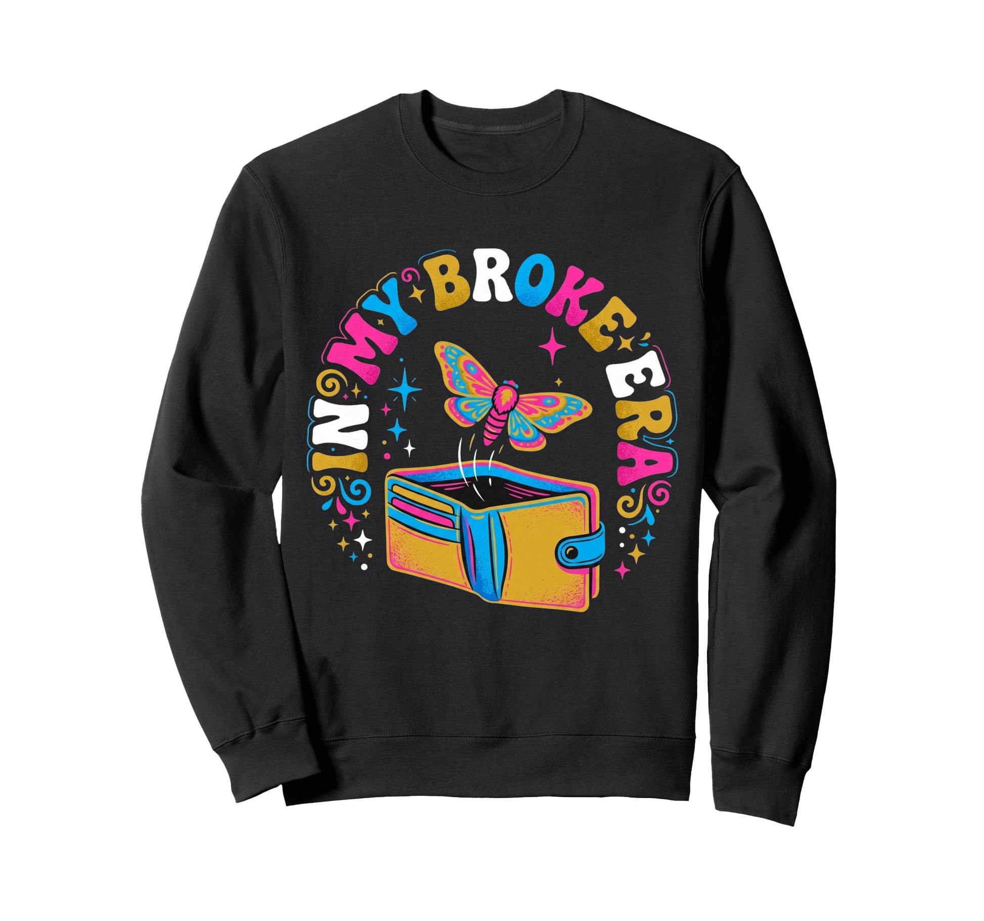 I M 1970S Groovy Bubble Sweatshirt - Minimalist Print for Adults - T-Shirt, Sweatshirt, Hoodie
