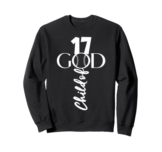 Baseball Jesus 17 Years Child God Sweatshirt - Custom Art Print Men Women - T-Shirt, Sweatshirt, Hoodie