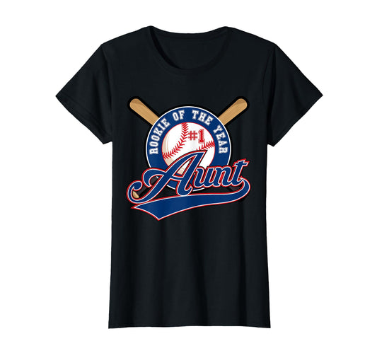 Aunt Rookie Year 1St Birthday T-Shirt - Minimalist Print Men Women - T-Shirt, Sweatshirt, Hoodie