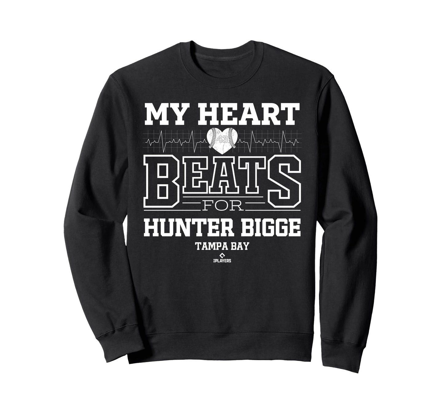 My Heart Beats Hunter Bigge Tampa Sweatshirt - Minimalist Print Men Women - T-Shirt, Sweatshirt, Hoodie