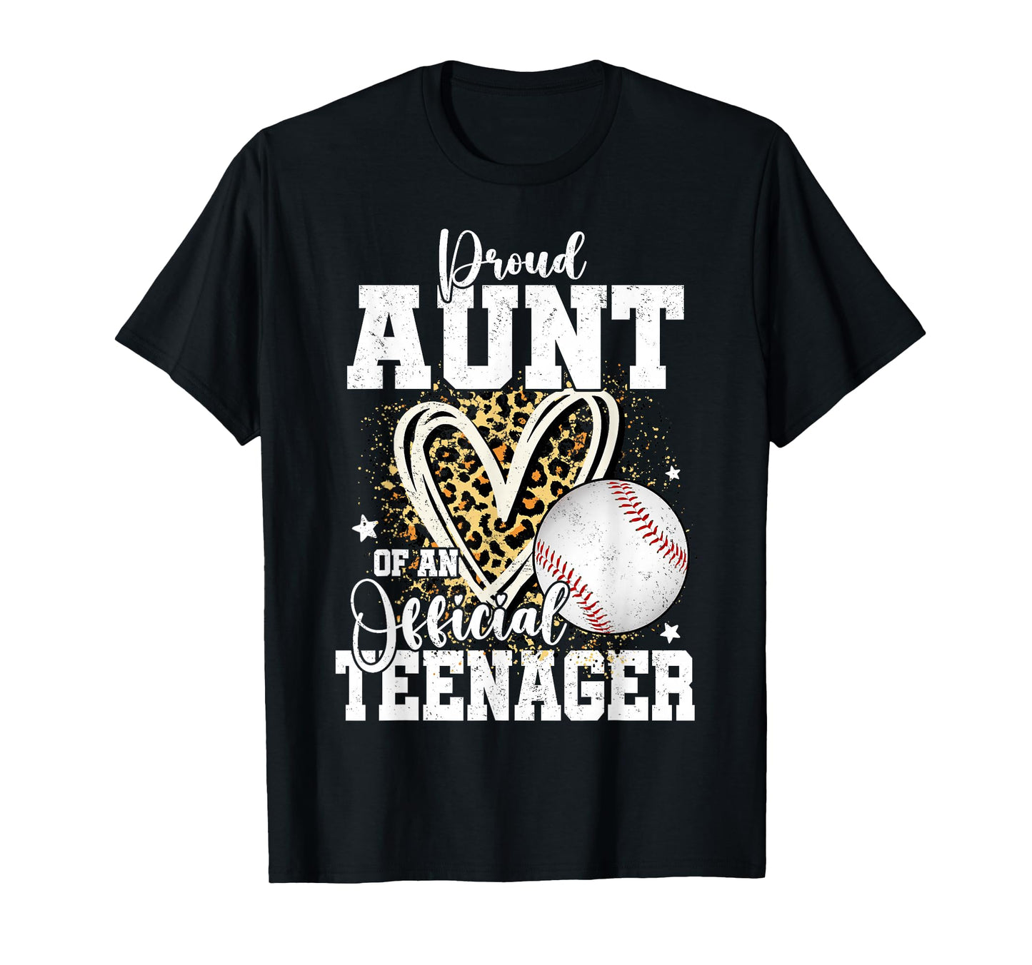 Proud Aunt Teenager 13Th Birthday T-Shirt - Minimalist Print for Adults - T-Shirt, Sweatshirt, Hoodie
