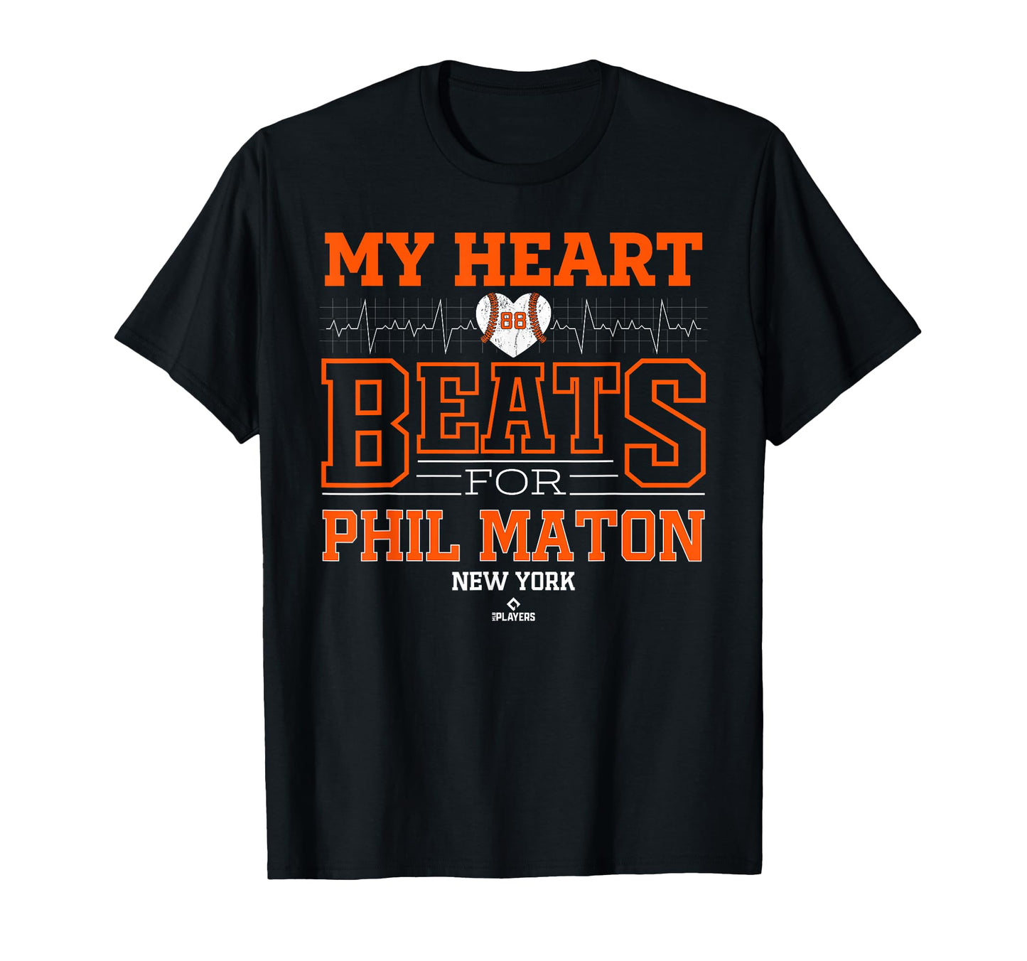 My Heart Beats Phil Maton New York T-Shirt - Custom Art Print Unisex - T-Shirt, Sweatshirt, Hoodie