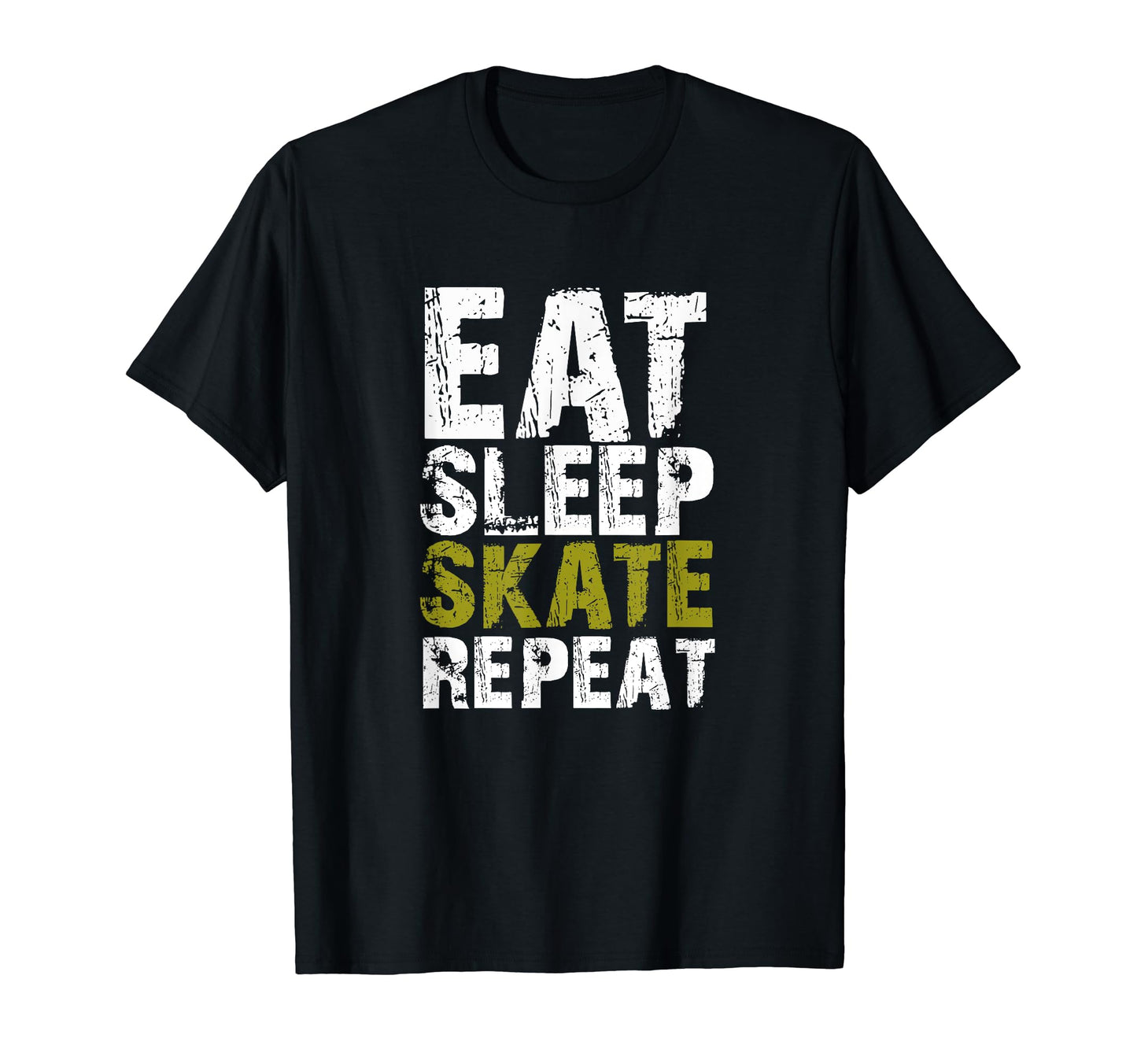 Eat Sleep Skate Repeat Roller Skate T-Shirt - Casual Everyday Wear Unisex - T-Shirt, Sweatshirt, Hoodie