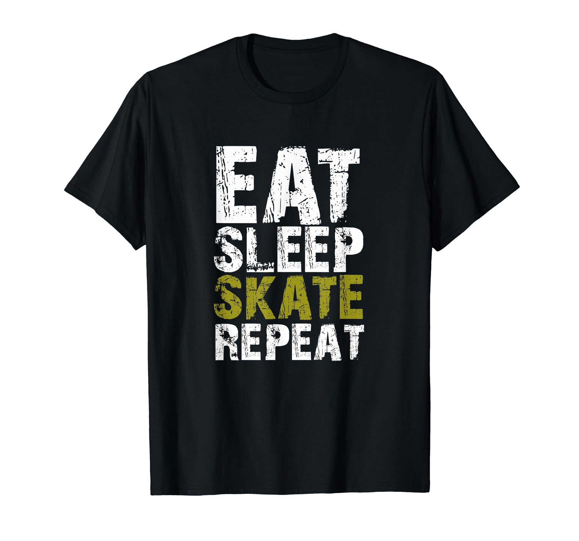 Eat Sleep Skate Repeat Roller Skate T-Shirt - Casual Everyday Wear Unisex - T-Shirt, Sweatshirt, Hoodie
