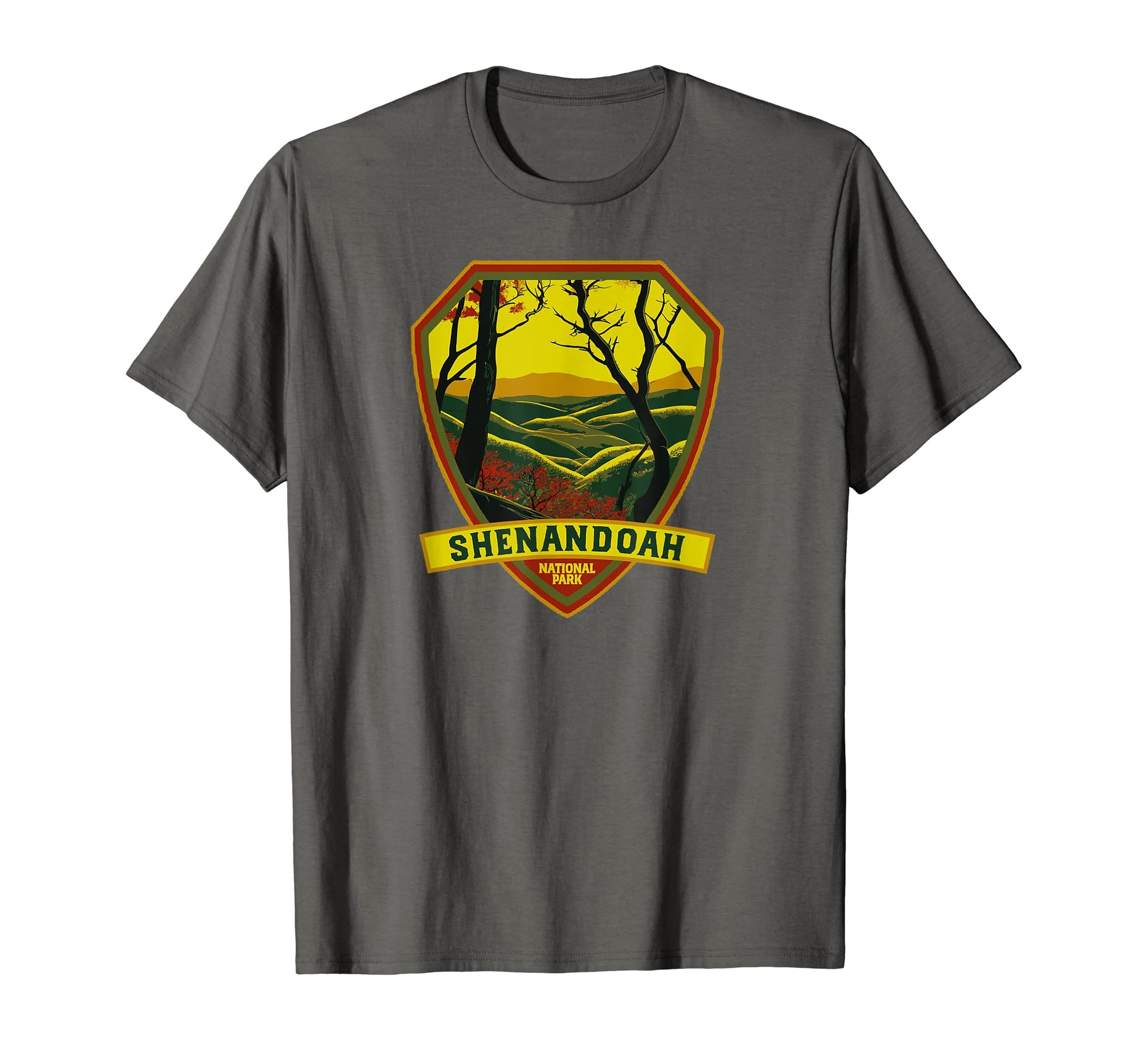Shenandoah National Park Wpa Badge T-Shirt - Novelty Apparel Men Women - T-Shirt, Sweatshirt, Hoodie