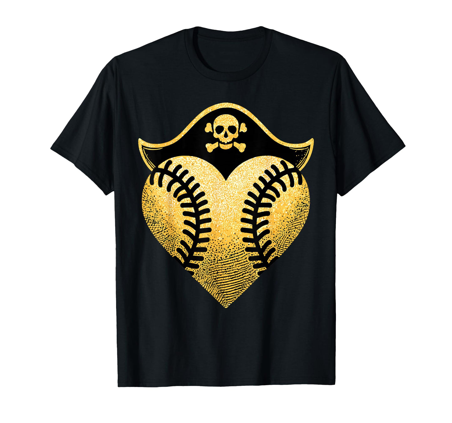 Baseball Pirate Baseball Player T-Shirt - Fun Novelty Design for Adults - T-Shirt, Sweatshirt, Hoodie