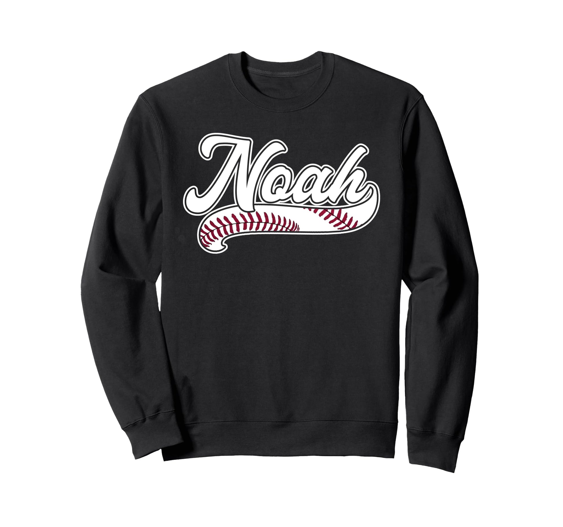 Noah Personalized Baseball Sweatshirt - Casual Everyday Wear for Adults - T-Shirt, Sweatshirt, Hoodie