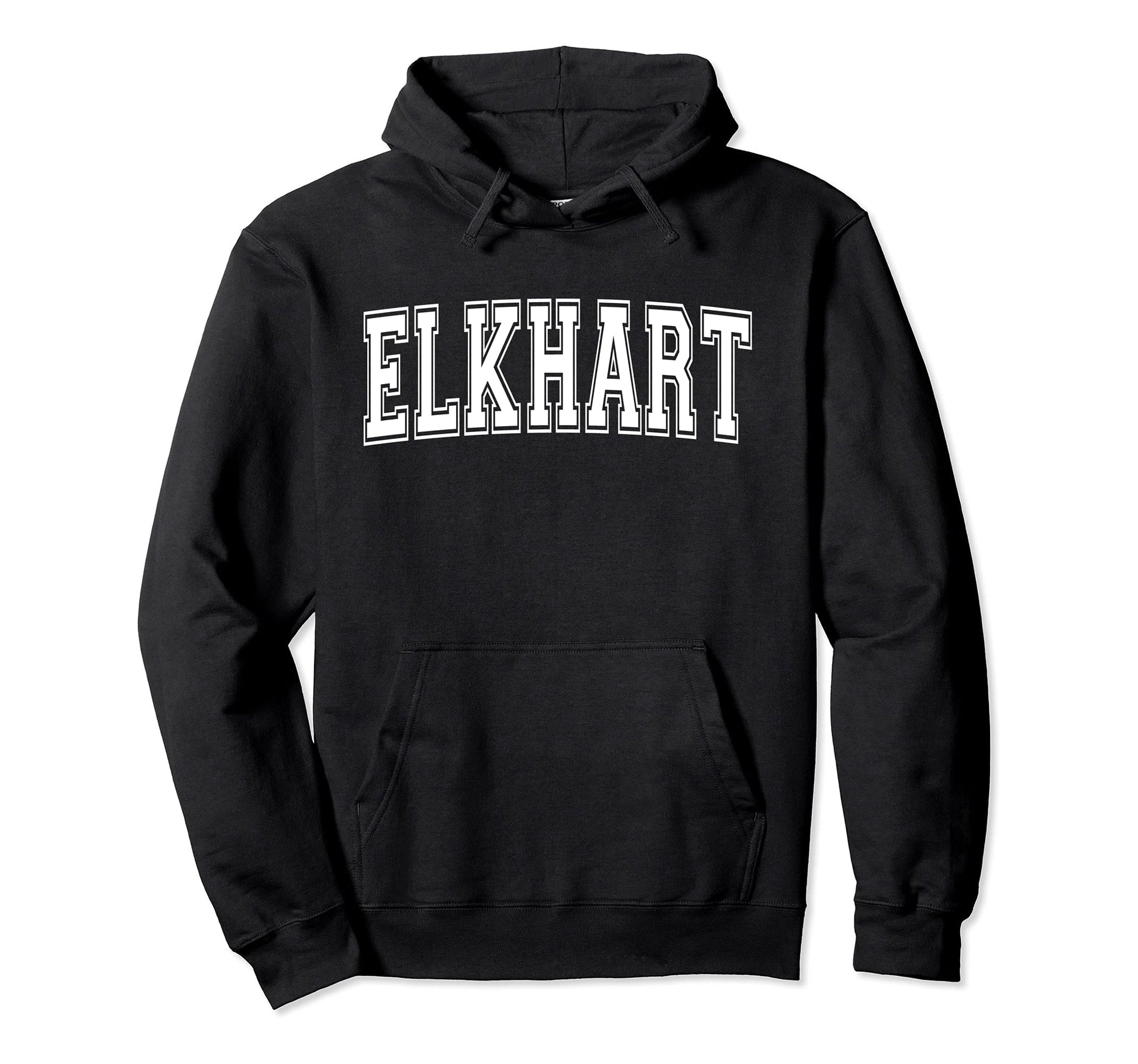 Elkhart Indiana Usa Sports Varsity Hoodie - Trendy Graphic for Adults - T-Shirt, Sweatshirt, Hoodie