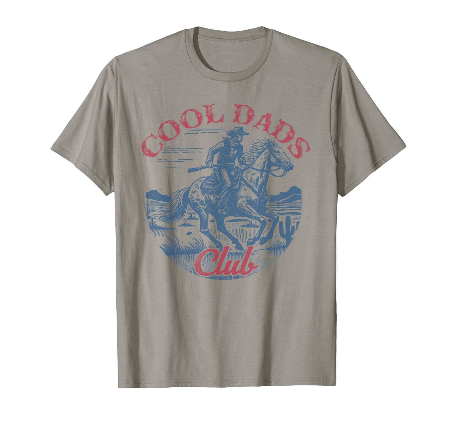 Dads Club Cowboy Fathers Day Matching T-Shirt - Custom Art Print Men Women - T-Shirt, Sweatshirt, Hoodie