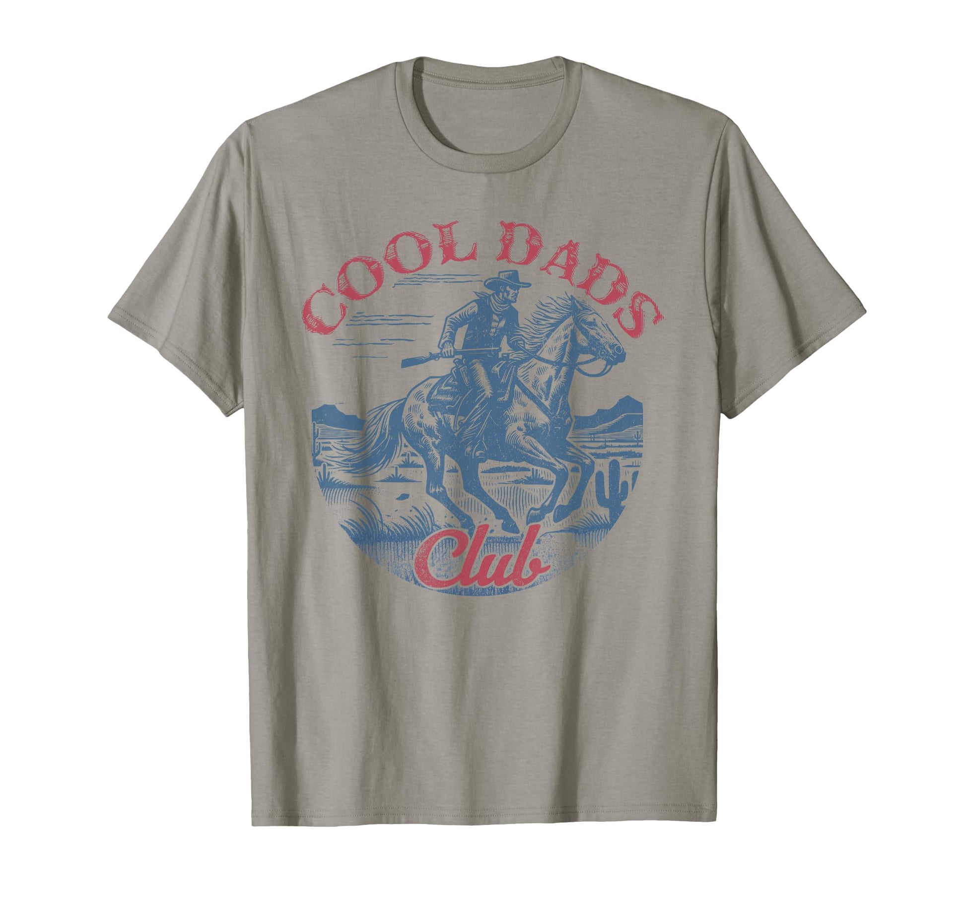 Dads Club Cowboy Fathers Day Matching T-Shirt - Custom Art Print Men Women - T-Shirt, Sweatshirt, Hoodie