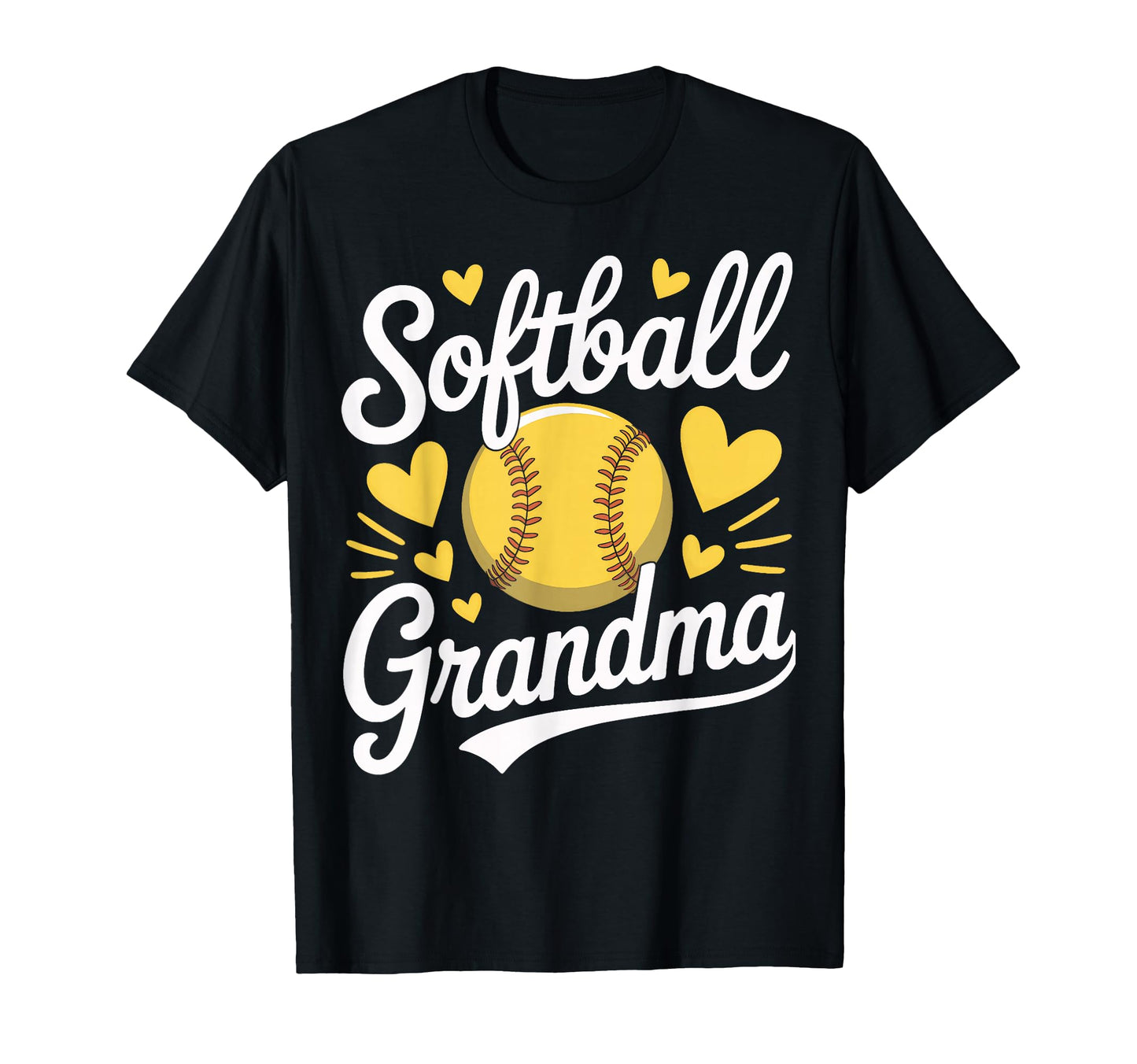 Softball Grandma Backing Every Home Run T-Shirt - Unique Graphic Men Women - T-Shirt, Sweatshirt, Hoodie