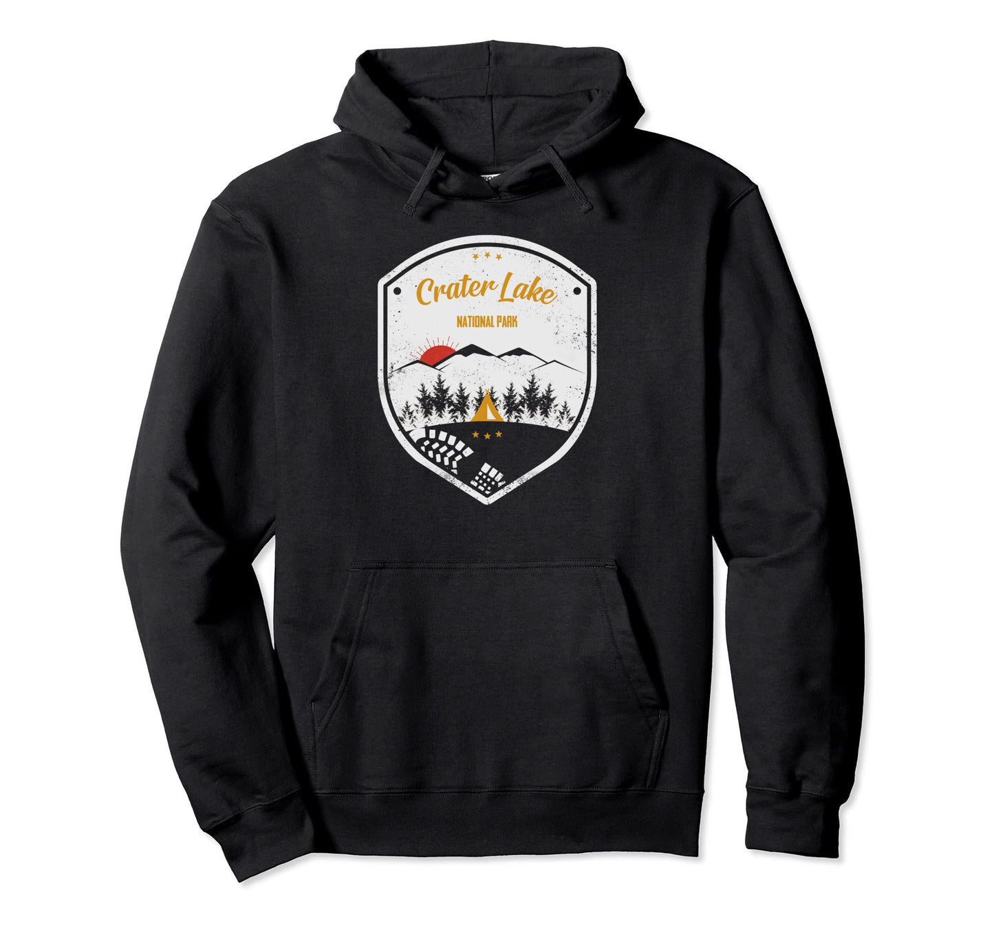 Crater Lake National Park Souvenir Hoodie - Graphic Print for Adults - T-Shirt, Sweatshirt, Hoodie