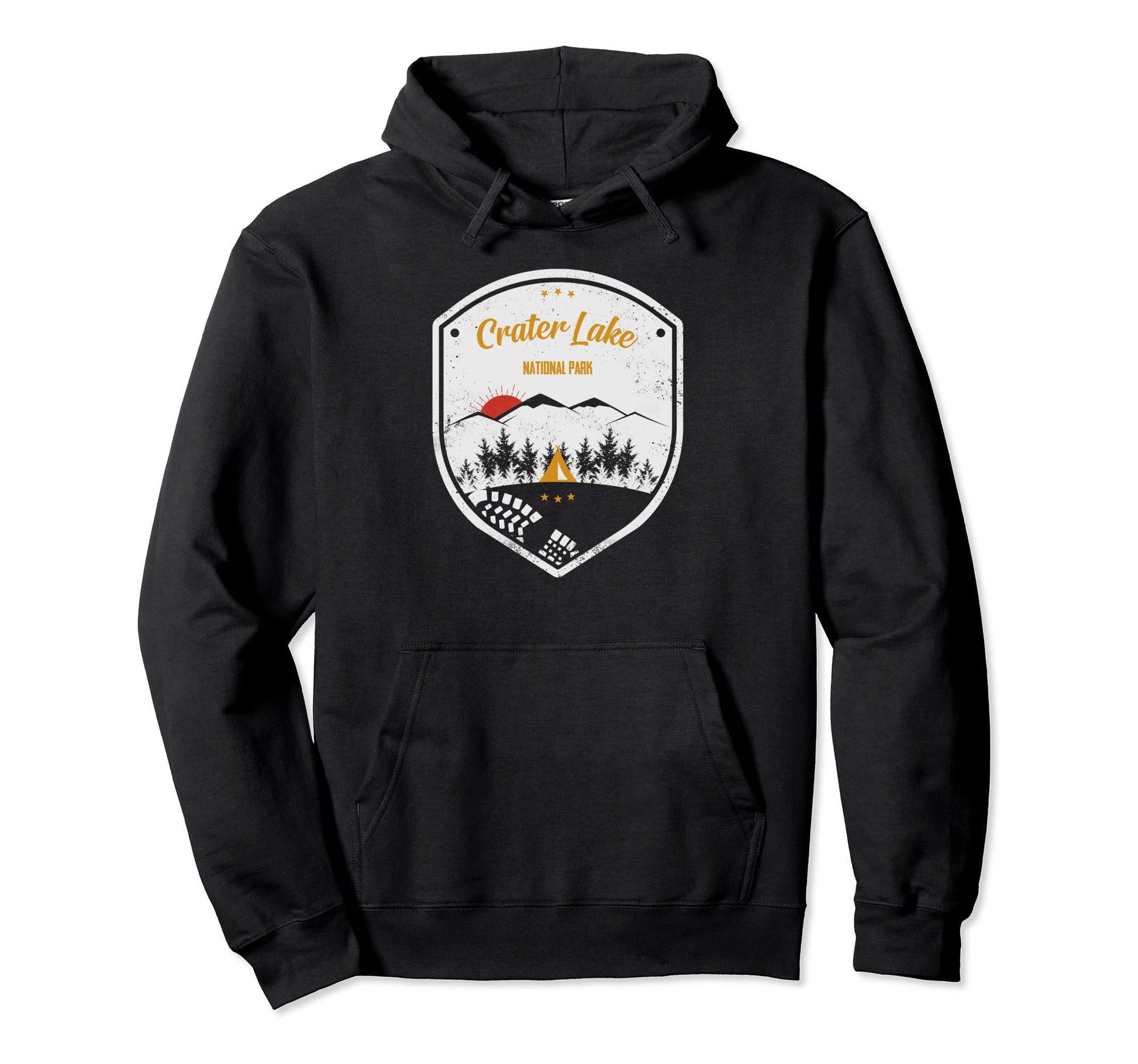 Crater Lake National Park Souvenir Hoodie - Graphic Print for Adults - T-Shirt, Sweatshirt, Hoodie