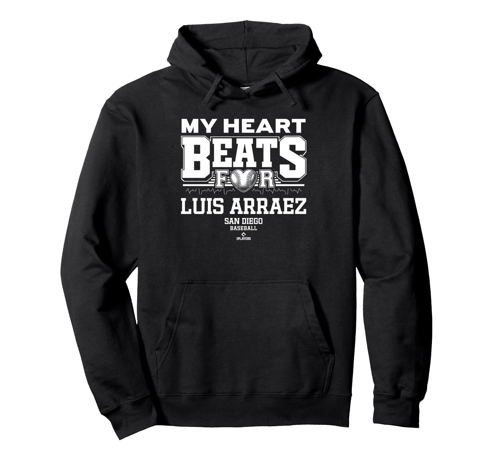 My Heart Beats Luis Arraez San Diego Hoodie - Aesthetic Graphic for Adults - T-Shirt, Sweatshirt, Hoodie