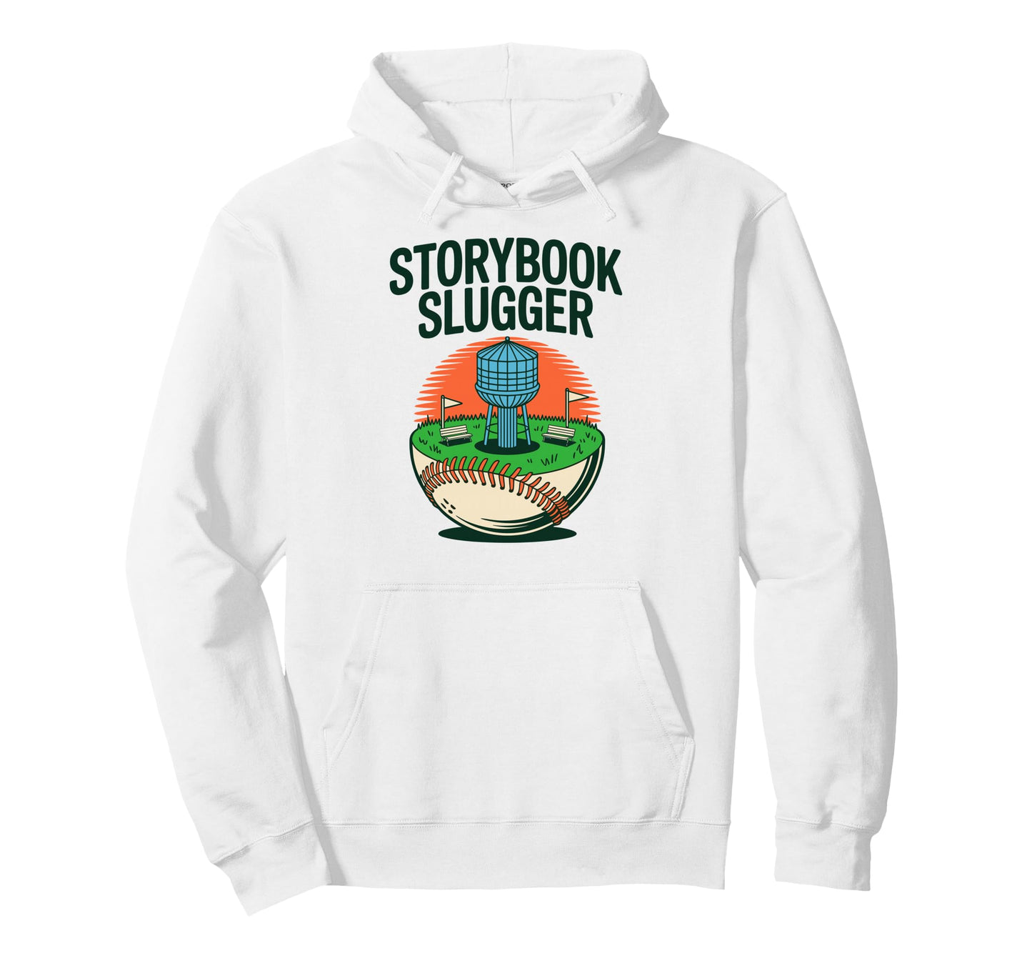 Storybook Slugger Nostalgia Ent Baseball Hoodie - Novelty Apparel Men Women - T-Shirt, Sweatshirt, Hoodie