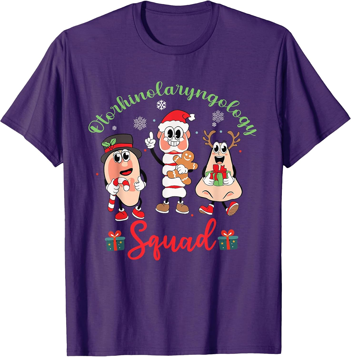 Ear Nose and Throat Doctor Holiday - Adult & Kids T-Shirts, Sweatshirts & Hoodies apparel design preview 1
