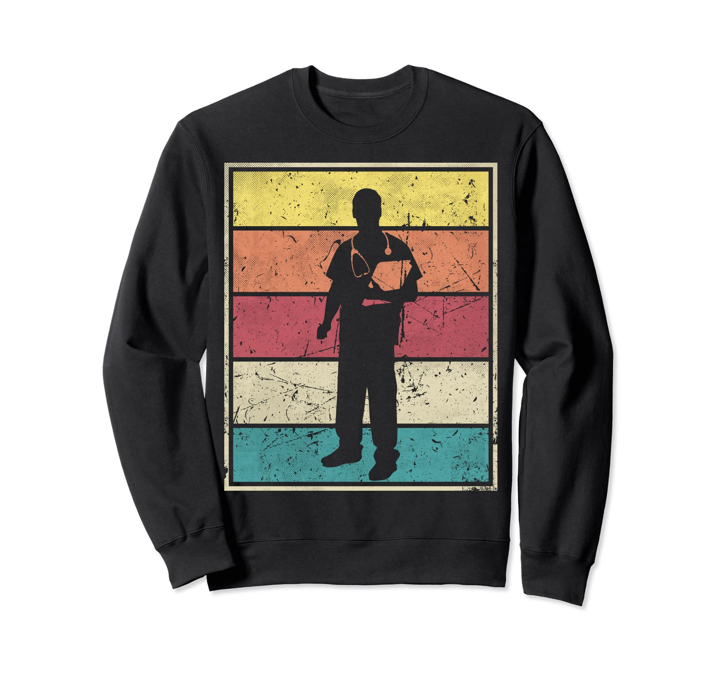 Doctor Stripes Sweatshirt - Unique Graphic Unisex - T-Shirt, Sweatshirt, Hoodie