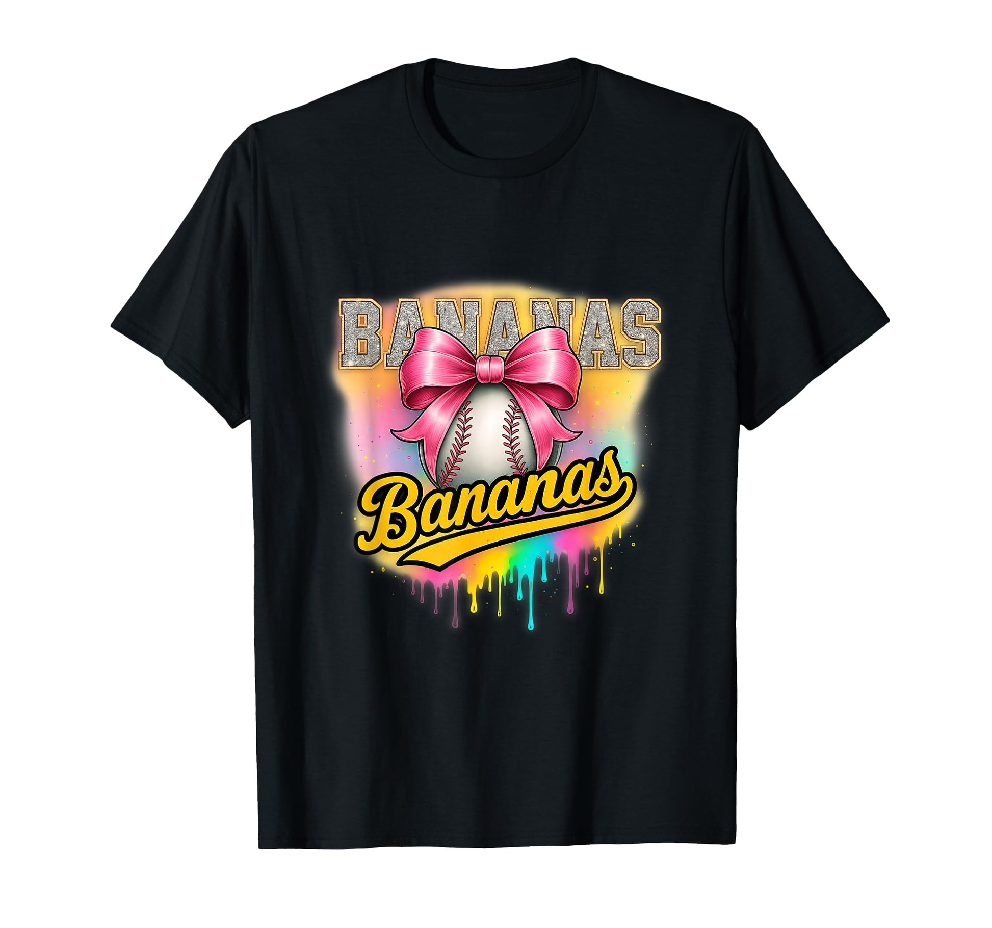 Bananas Name Coquette Bow Gifts T-Shirt - Aesthetic Graphic Men Women - T-Shirt, Sweatshirt, Hoodie