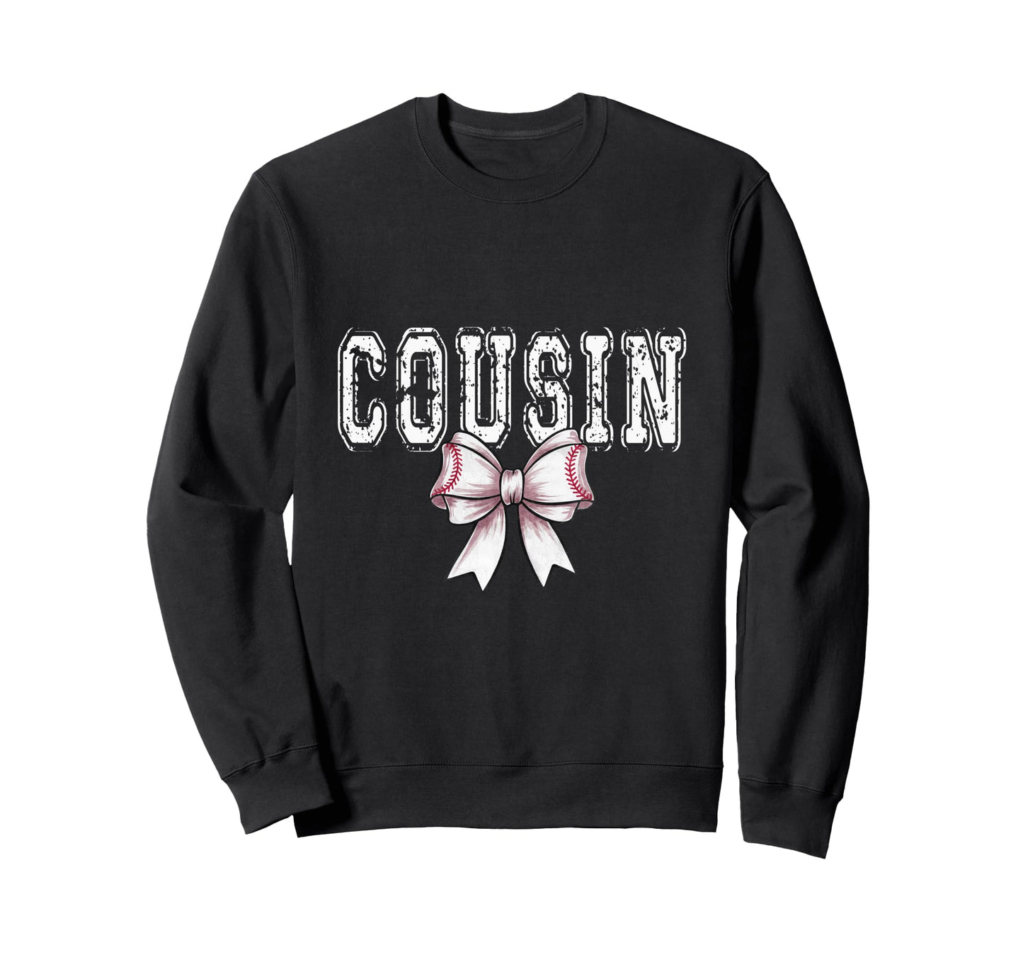 Coquette Baseball Cousin Spirit Sweatshirt - Unique Graphic Unisex - T-Shirt, Sweatshirt, Hoodie