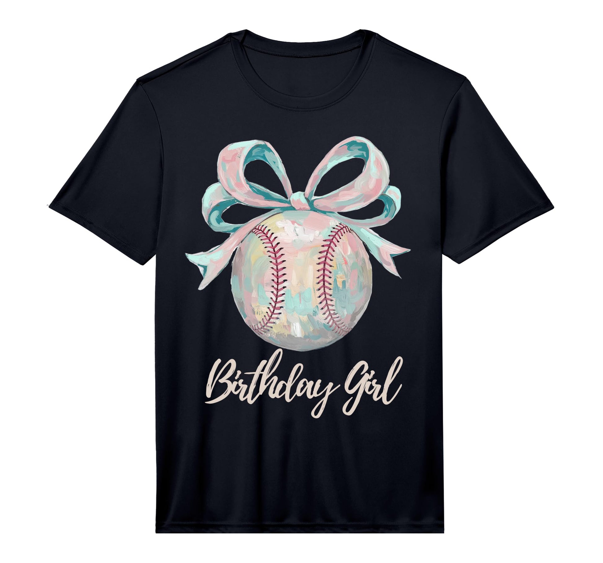 Baseball Birthday Sporty Daughter T-Shirt - Novelty Apparel Men Women - T-Shirt, Sweatshirt, Hoodie