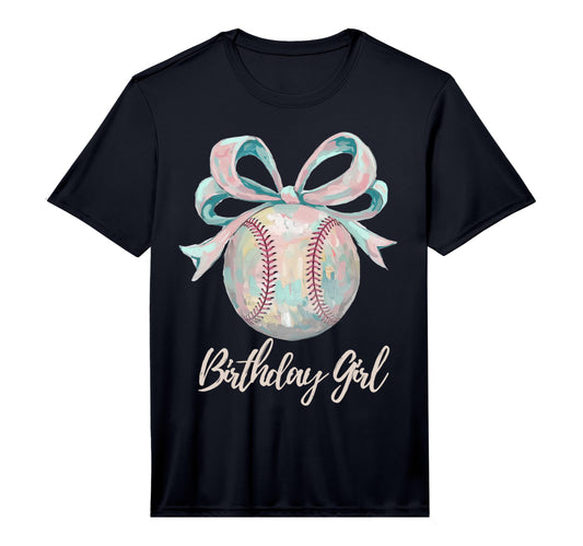 Baseball Birthday Sporty Daughter T-Shirt - Novelty Apparel Men Women - T-Shirt, Sweatshirt, Hoodie