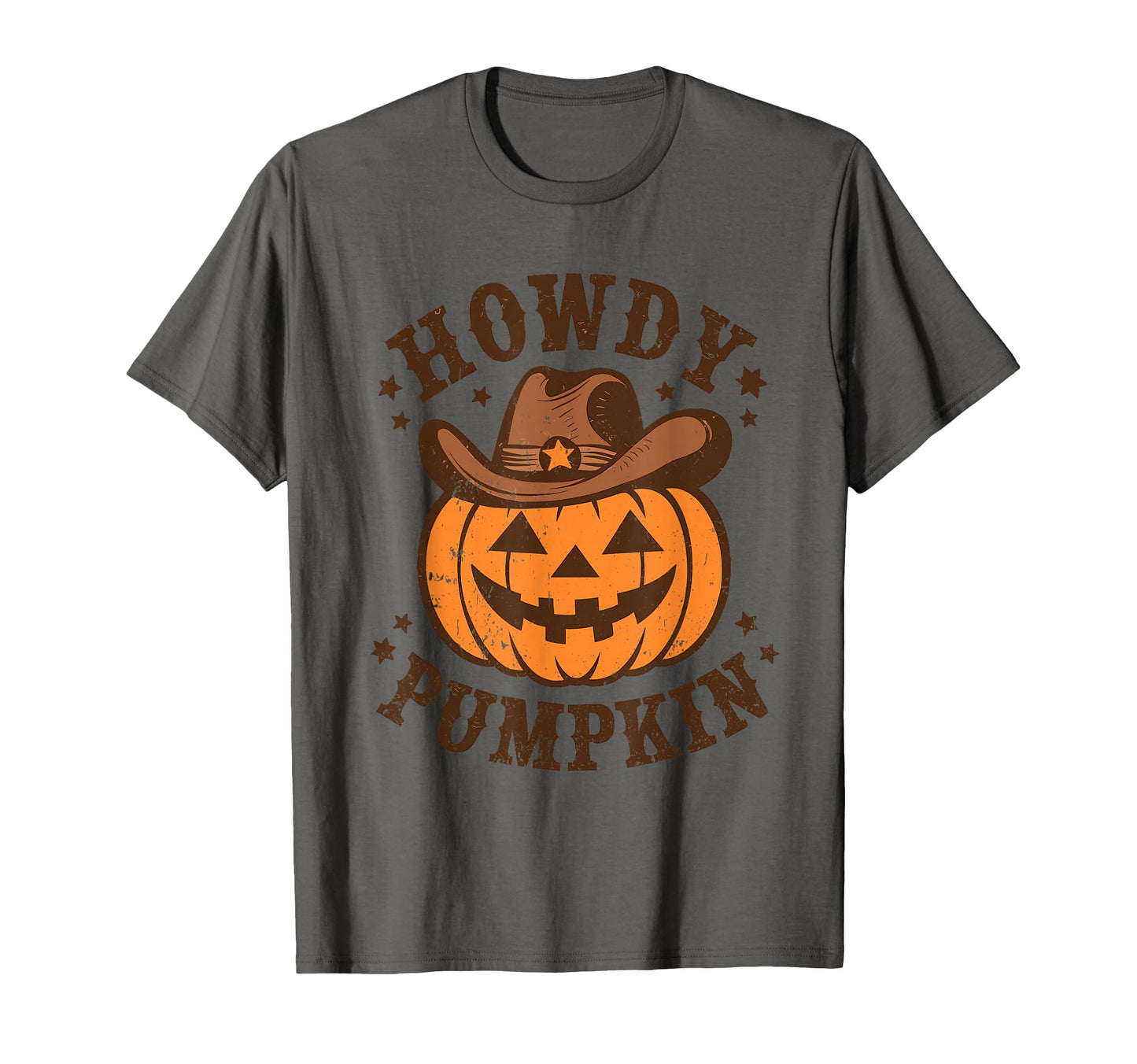 Howdy Pumpkin Autumn Western T-Shirt - Casual Everyday Wear for Adults - T-Shirt, Sweatshirt, Hoodie