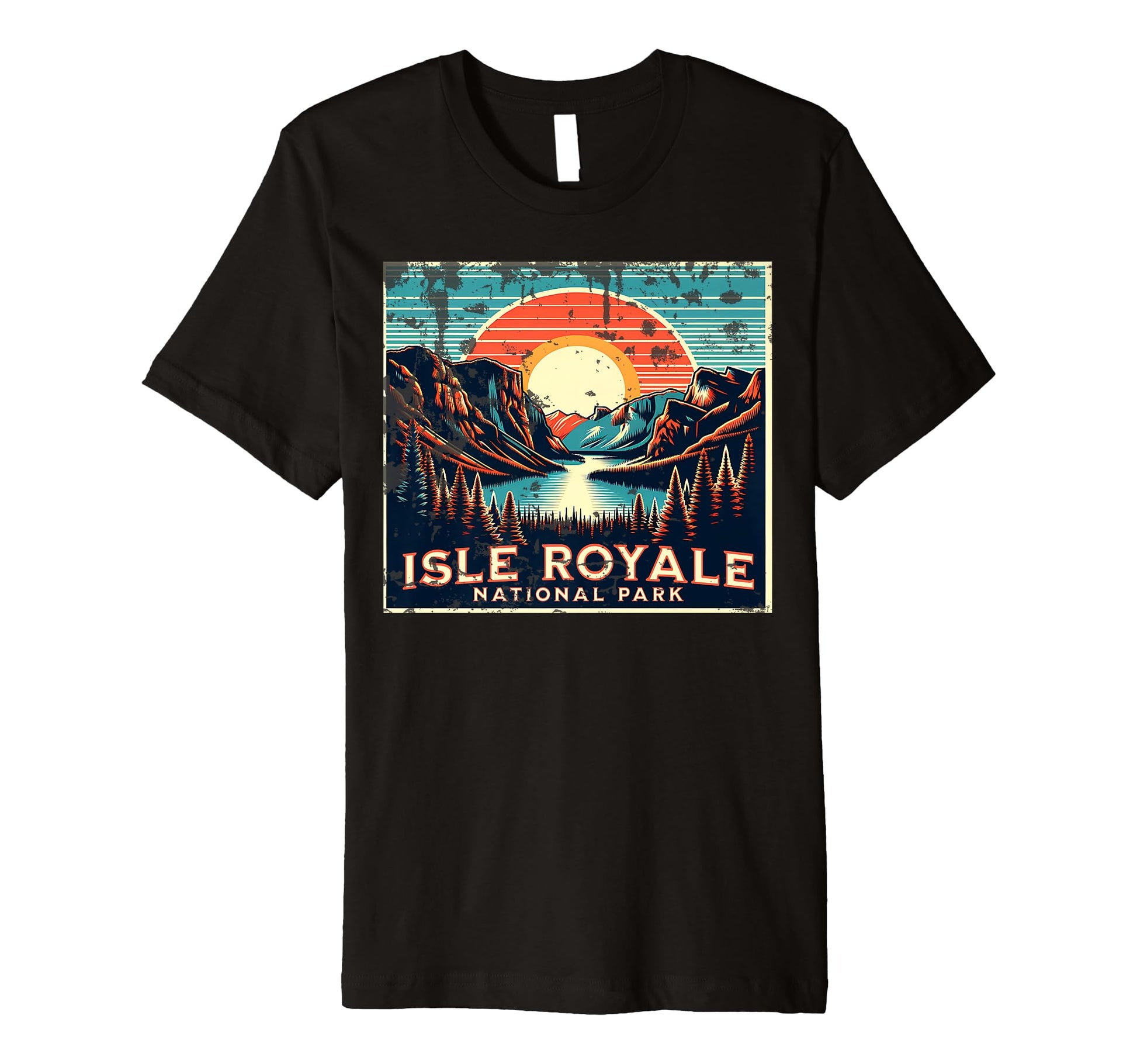 Isle Royale National Park Michigan Usa Sweatshirt - Novelty Apparel Unisex - T-Shirt, Sweatshirt, Hoodie